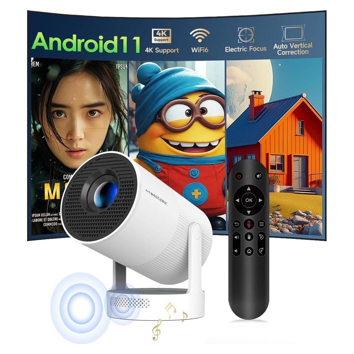 Proyector Portátil Magcubic 4K WiFi Bluetooth 5.4 720P