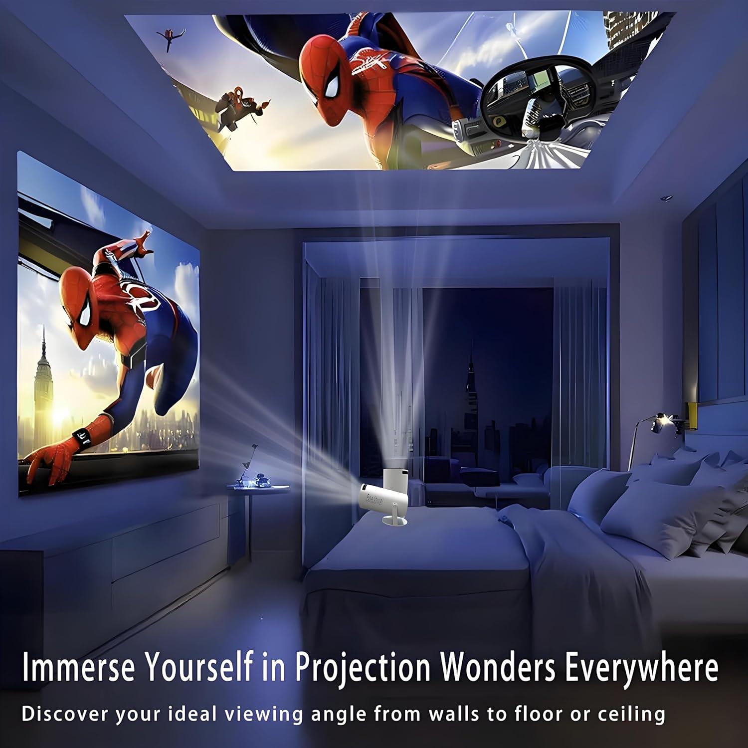 Proyector Mini BeeJovial HY300PRO WiFi Bluetooth 4K 1080P