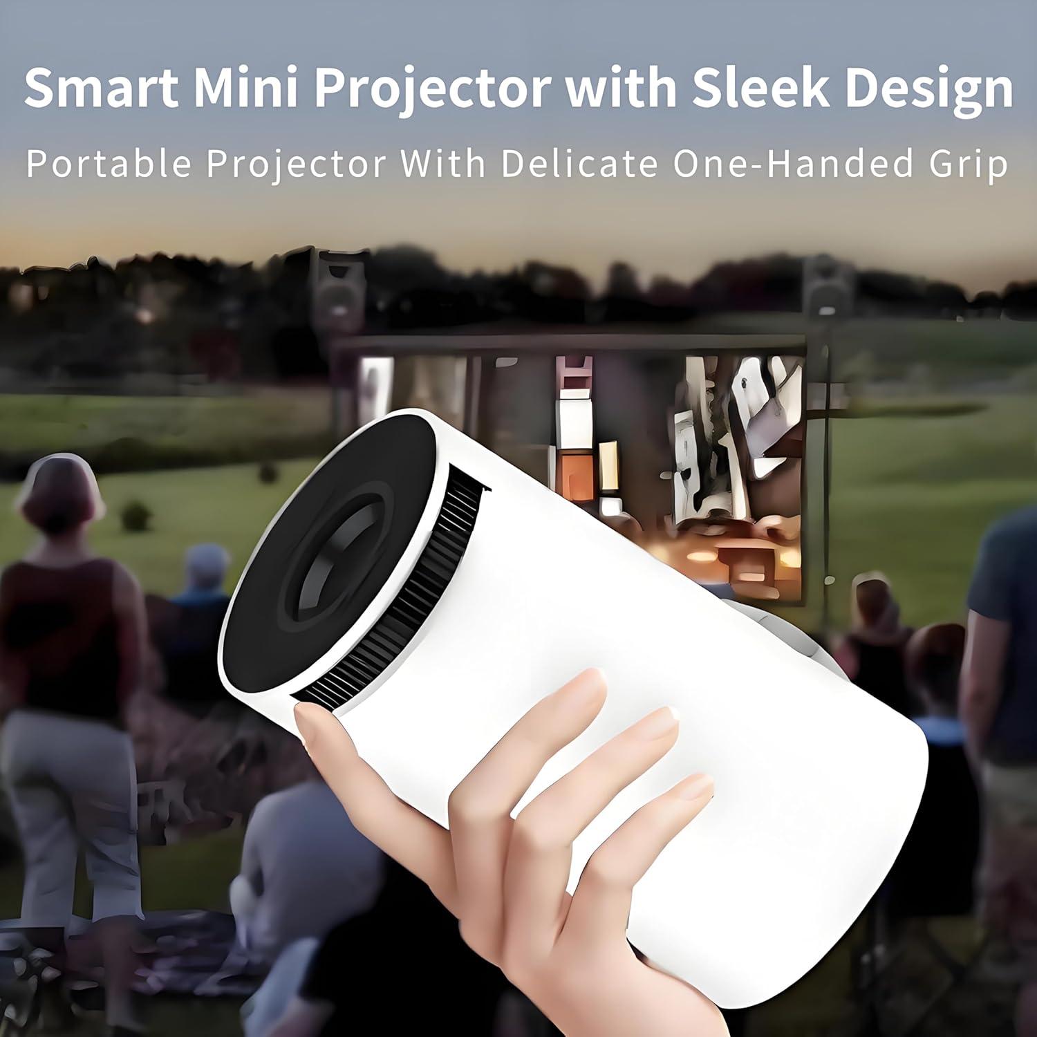 Proyector Mini BeeJovial HY300PRO WiFi Bluetooth 4K 1080P