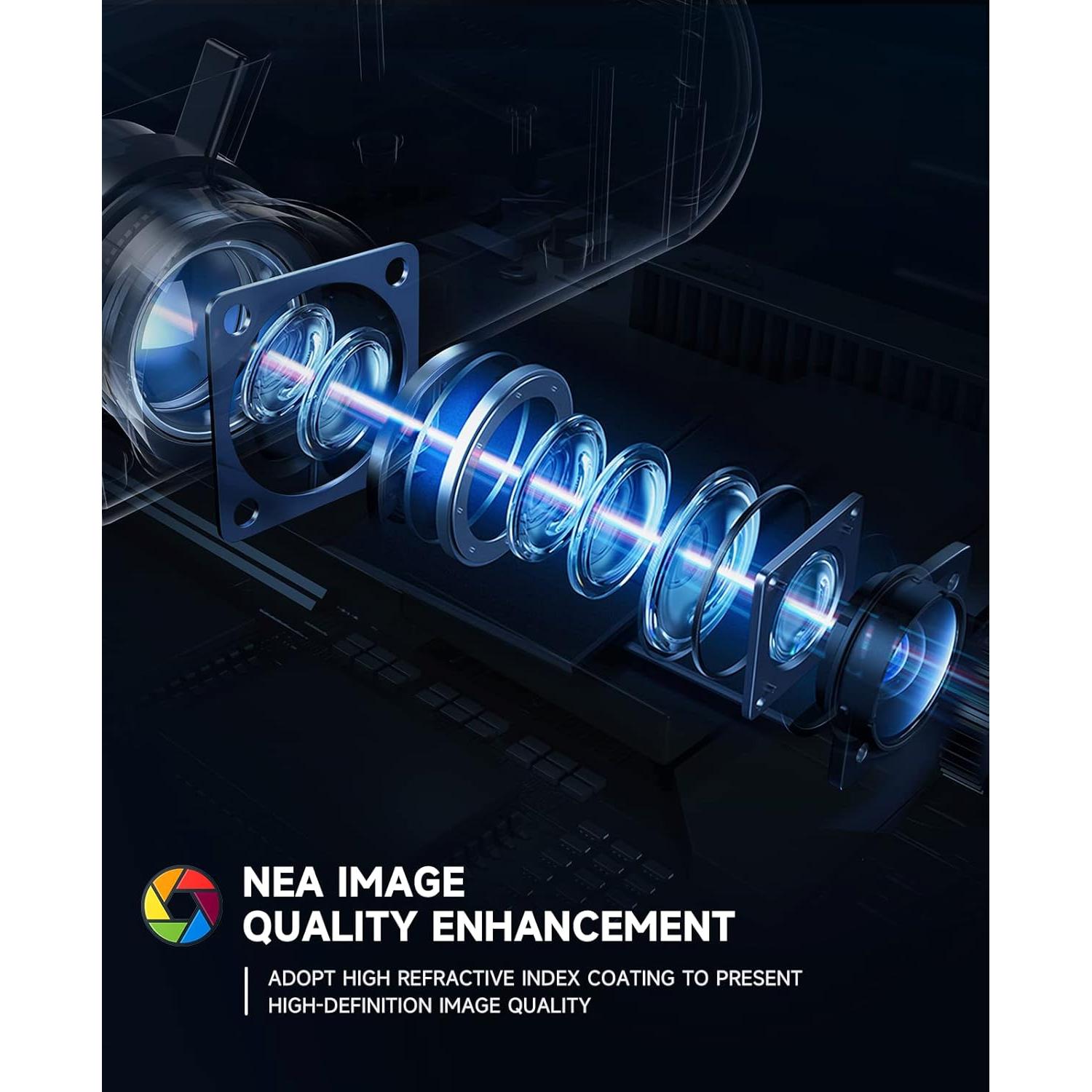 Proyector Mini ClokoWe 2024 9000 Lux Full HD 1080P