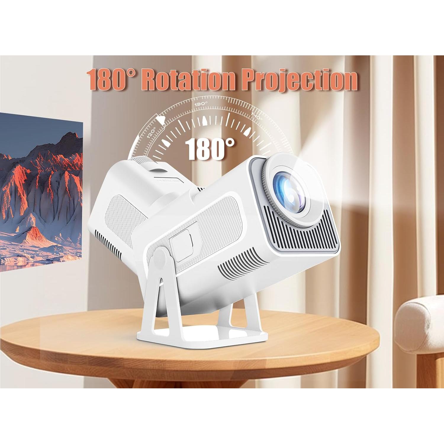 Proyector Mini Inteligente Alwtniet 320 ANSI Nativo 1080P 4K