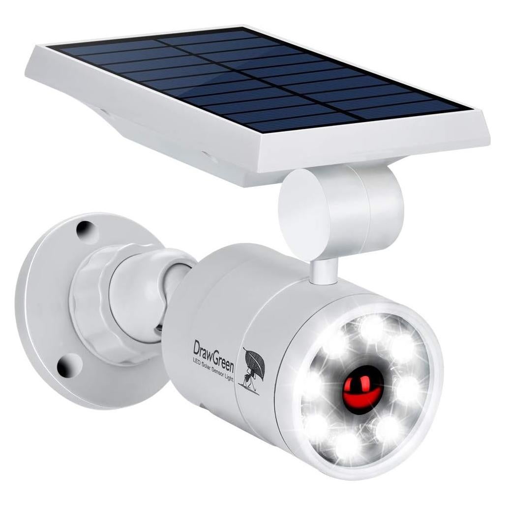 Foco Solar LED DrawGreen 1400 Lúmenes con Sensor Movimiento