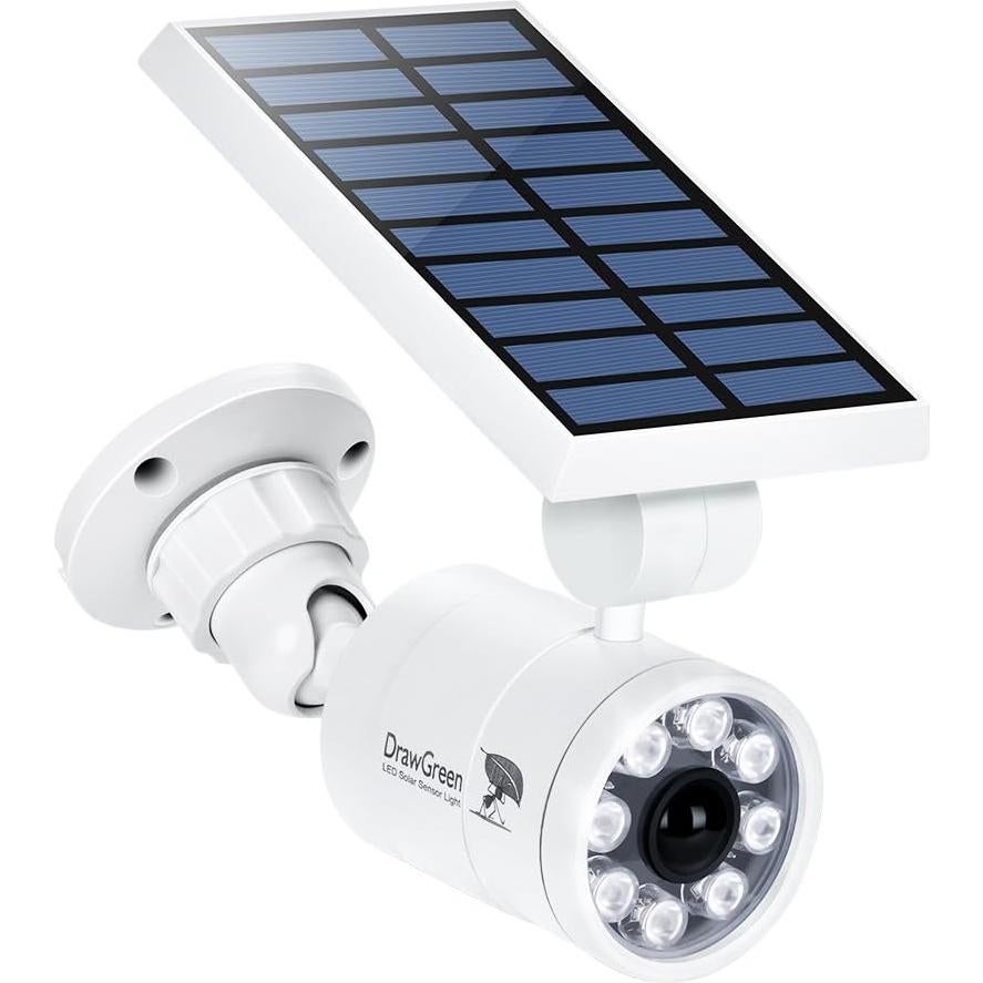 Foco Solar LED DrawGreen 1400 Lúmenes con Sensor Movimiento