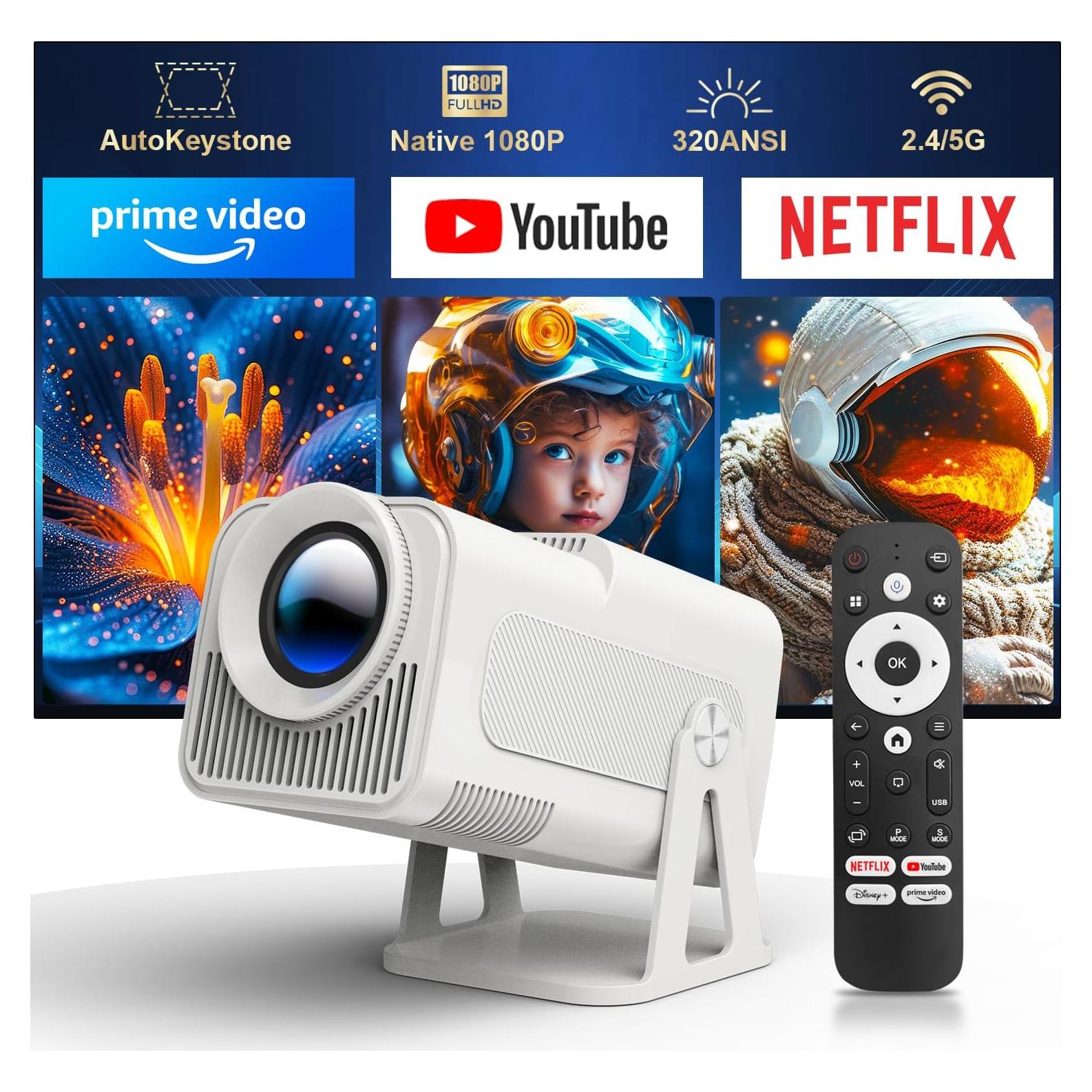 Proyector Mini Magcubic Wifi Bluetooth 1080P 4K Portátil