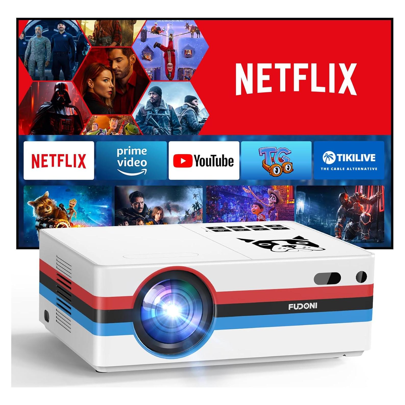 Proyector Inteligente FUDONI 4K WiFi Bluetooth 800ANSI