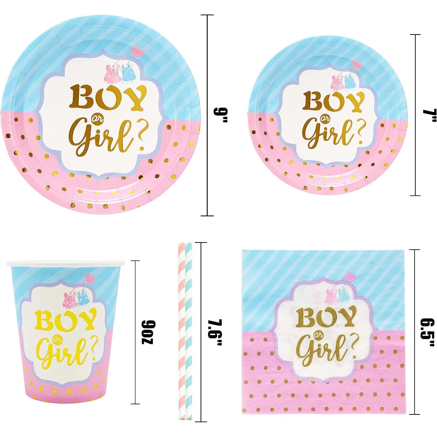 125 Piezas Decoración Revelación de Género Cheery Land