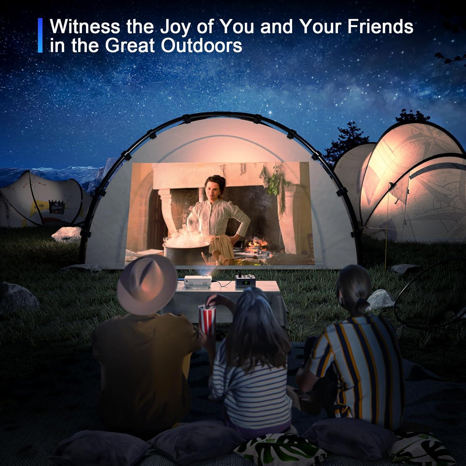 Proyector AuKing Full HD 1080P Bluetooth WiFi 6 2024