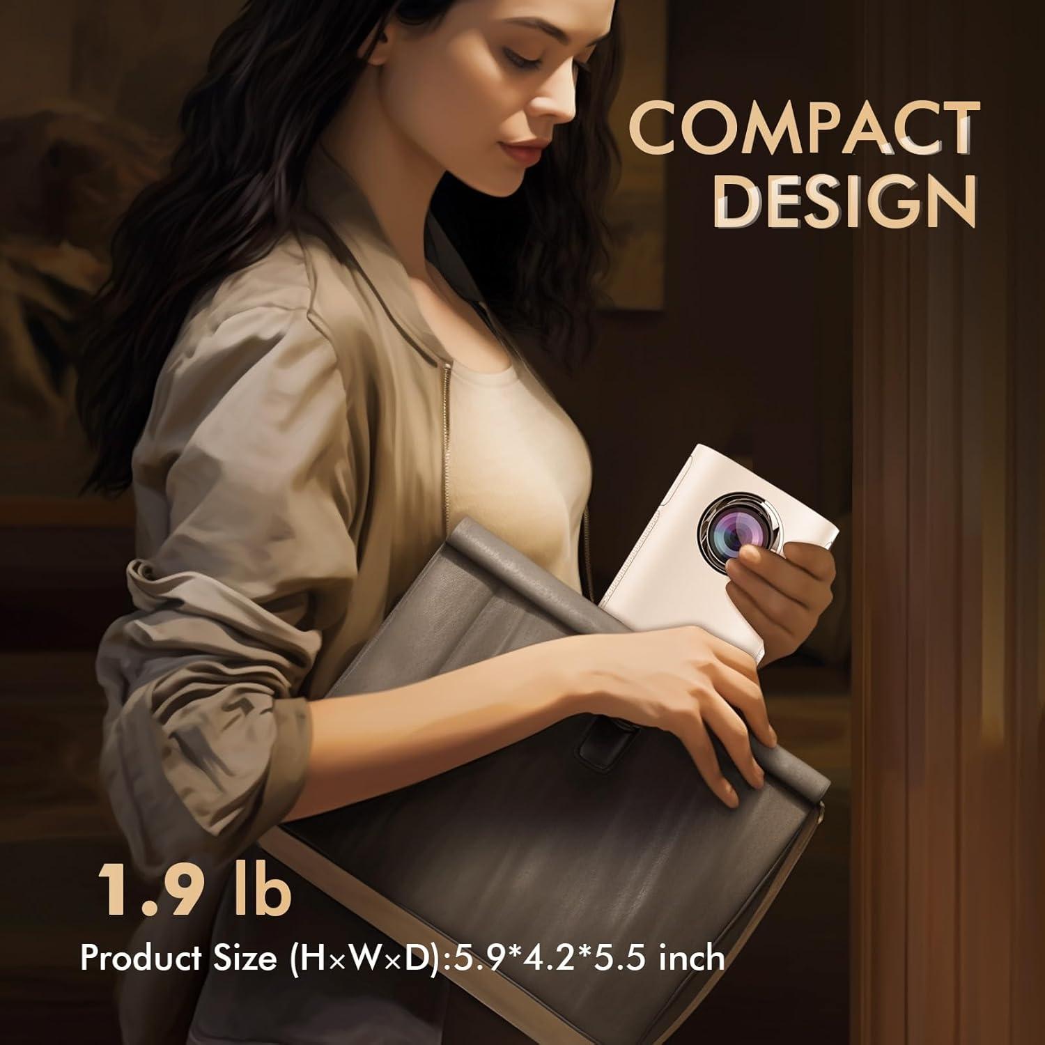 Mini Proyector VenirCool Q1 17000 Lux 0.90 kg Portátil