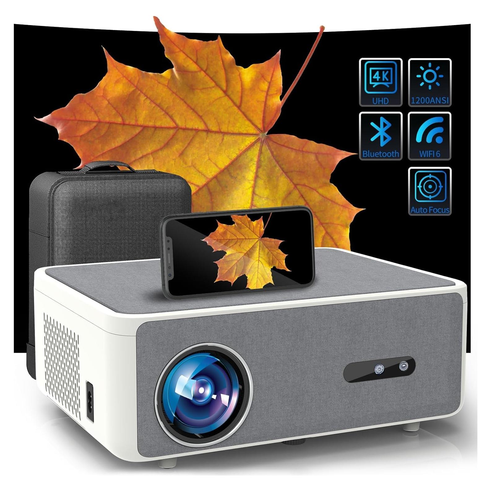 Proyector 4K DIPIKPRJ 1300ANSI WiFi Bluetooth 5.2 30W