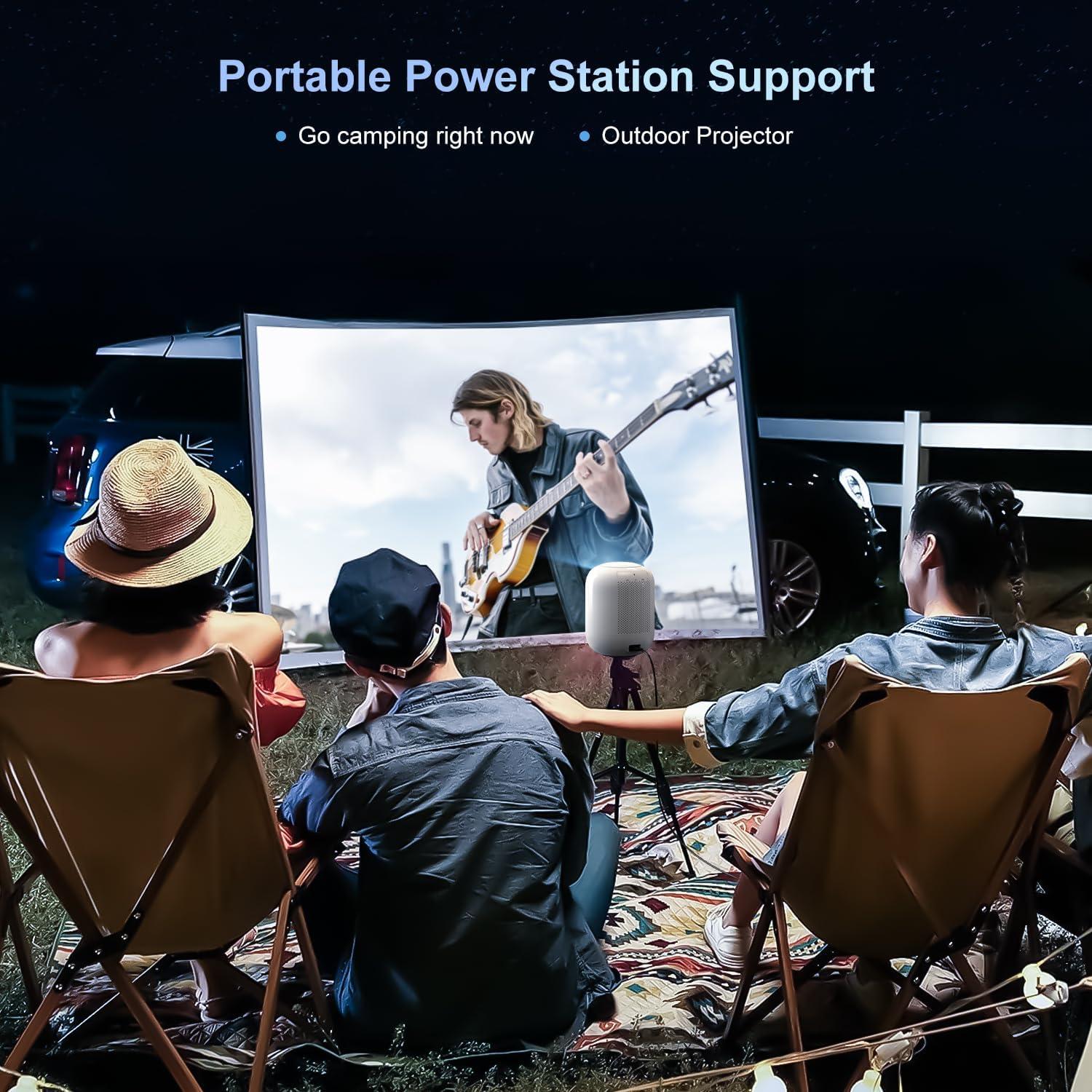 Proyector Mini ALLIWAVA PR350 4K 1080P WiFi 6 Bluetooth