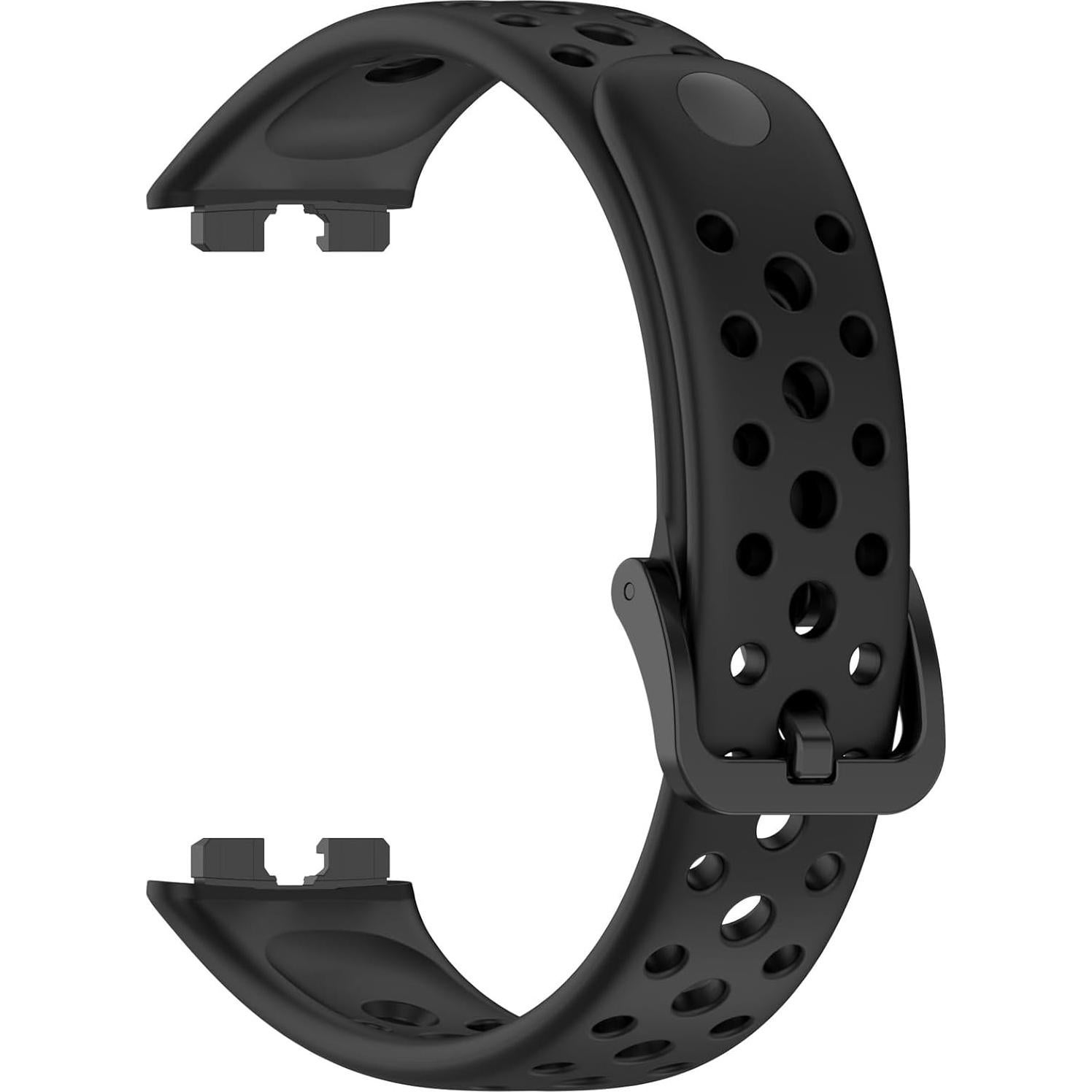 Correa de Silicona MOTONG para Huawei Band 10/9/8 - Negro