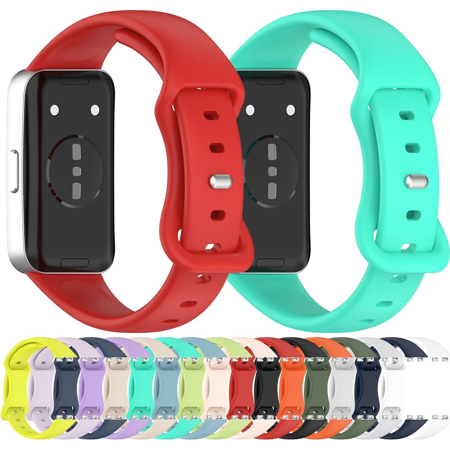 Correa de Silicona LOKEKE para Huawei Band 10/9/8 - Negra