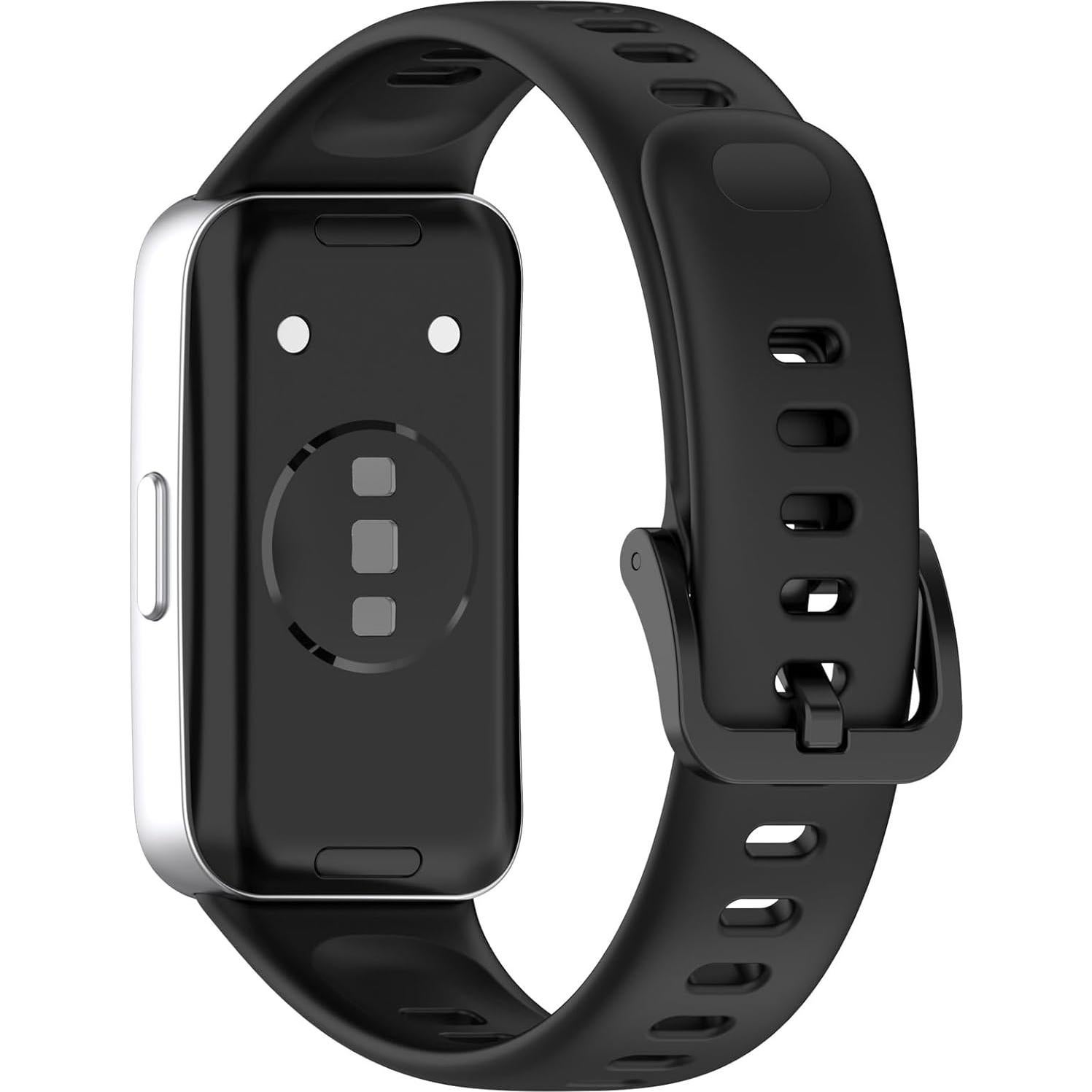 Correa de Silicona MOTONG para Huawei Band 10/9/8 - Negro