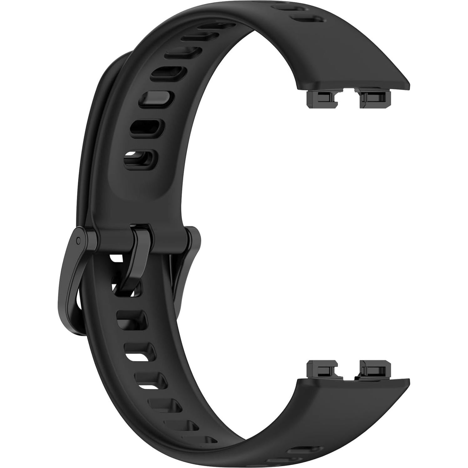 Correa de Silicona MOTONG para Huawei Band 10/9/8 - Negro