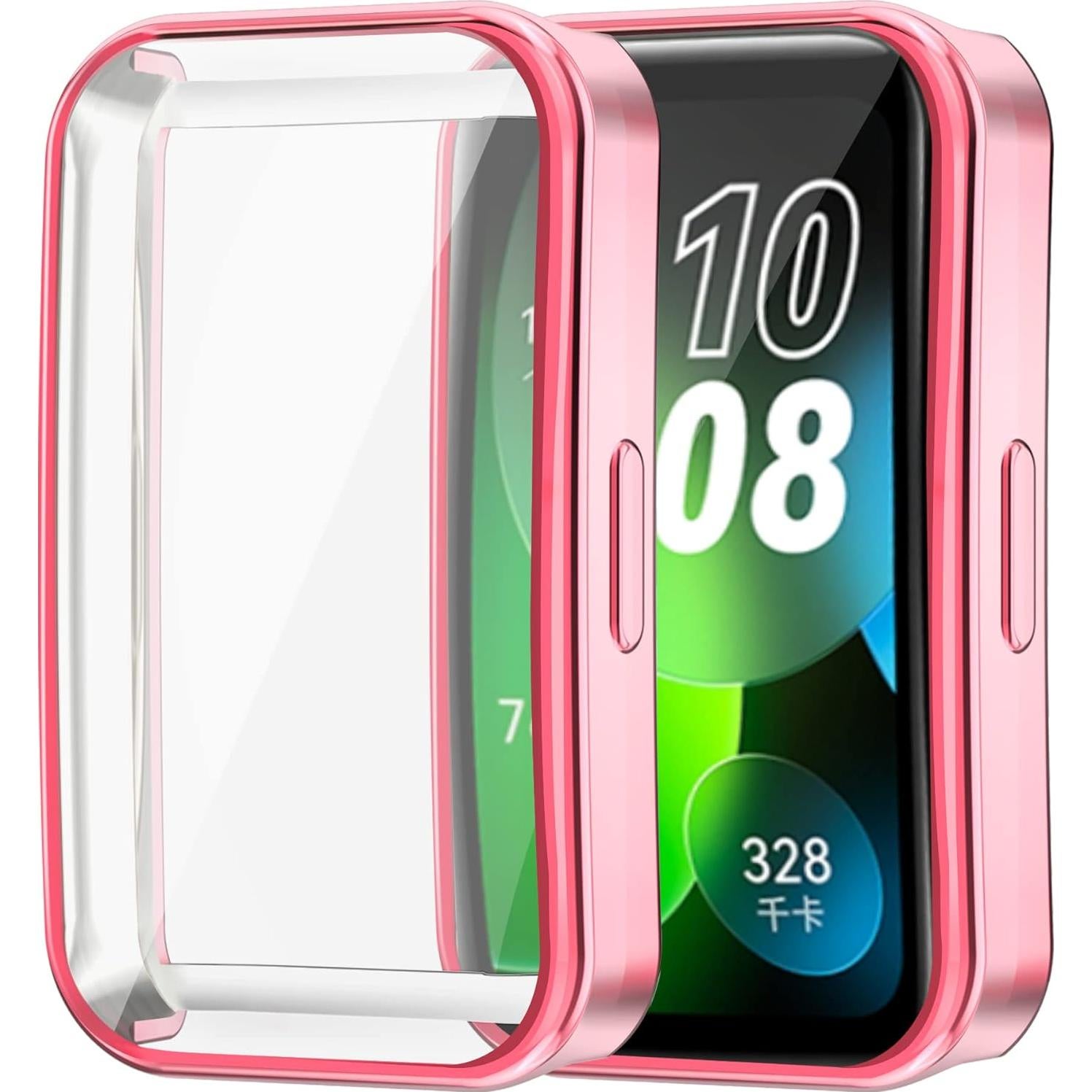 Funda Protectora TPU Rosa para Huawei Band 10/9/8