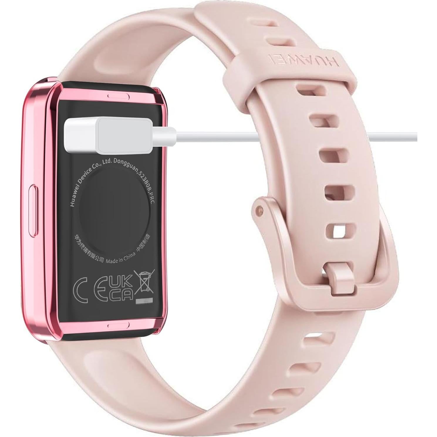 Funda Protectora TPU Rosa para Huawei Band 10/9/8