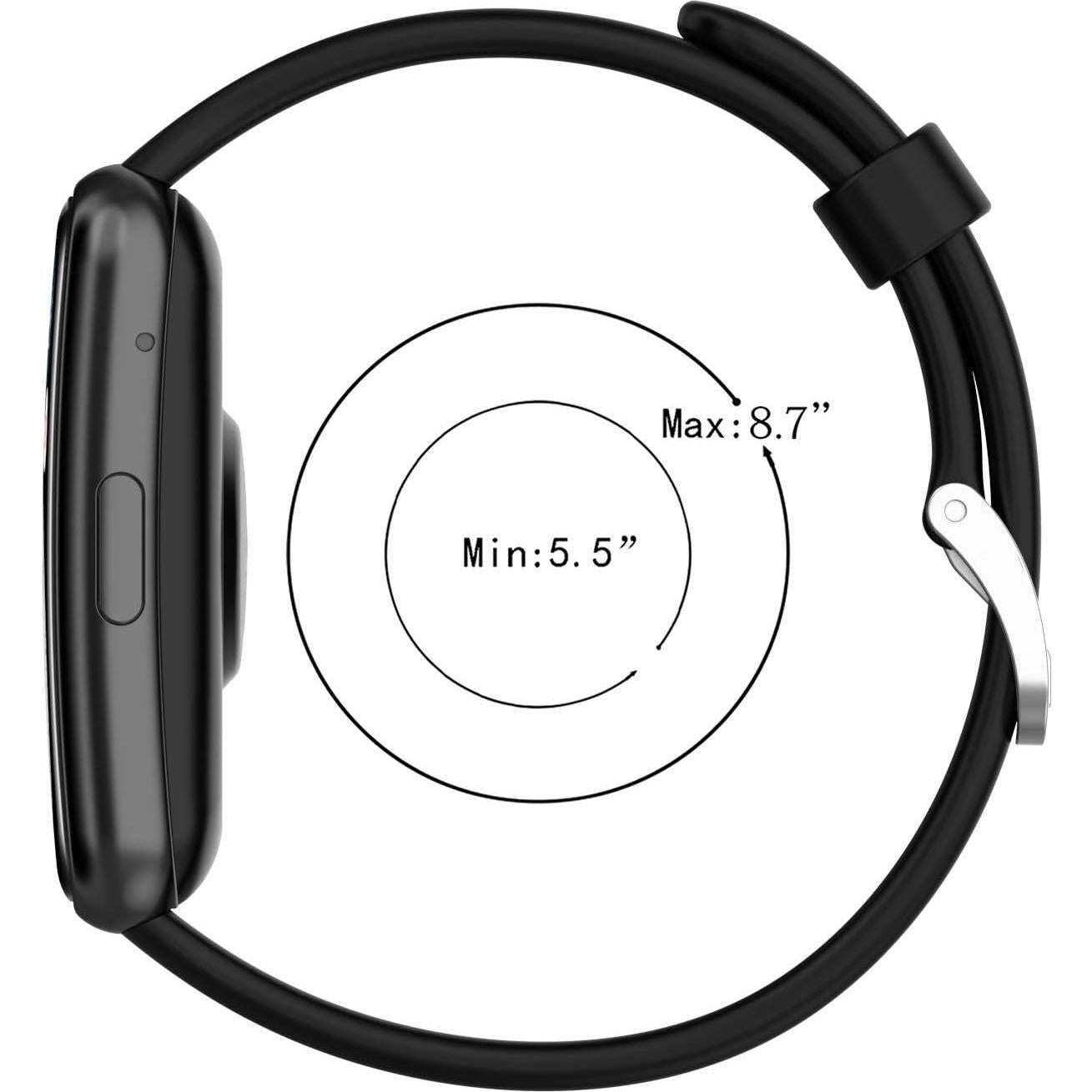 Correa de Silicona Resistente al Agua FitTurn para Huawei Watch Fit