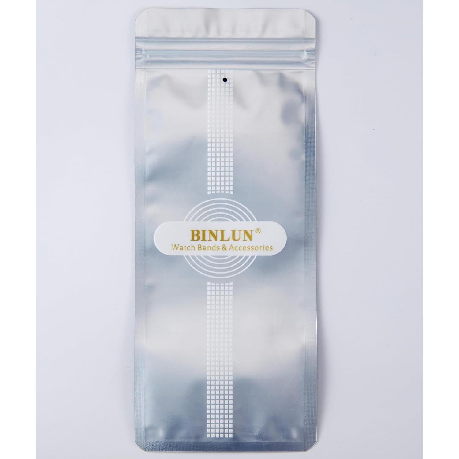 Correa de Reloj de Cuero BINLUN Patrón Cocodrilo 13 Tamaños