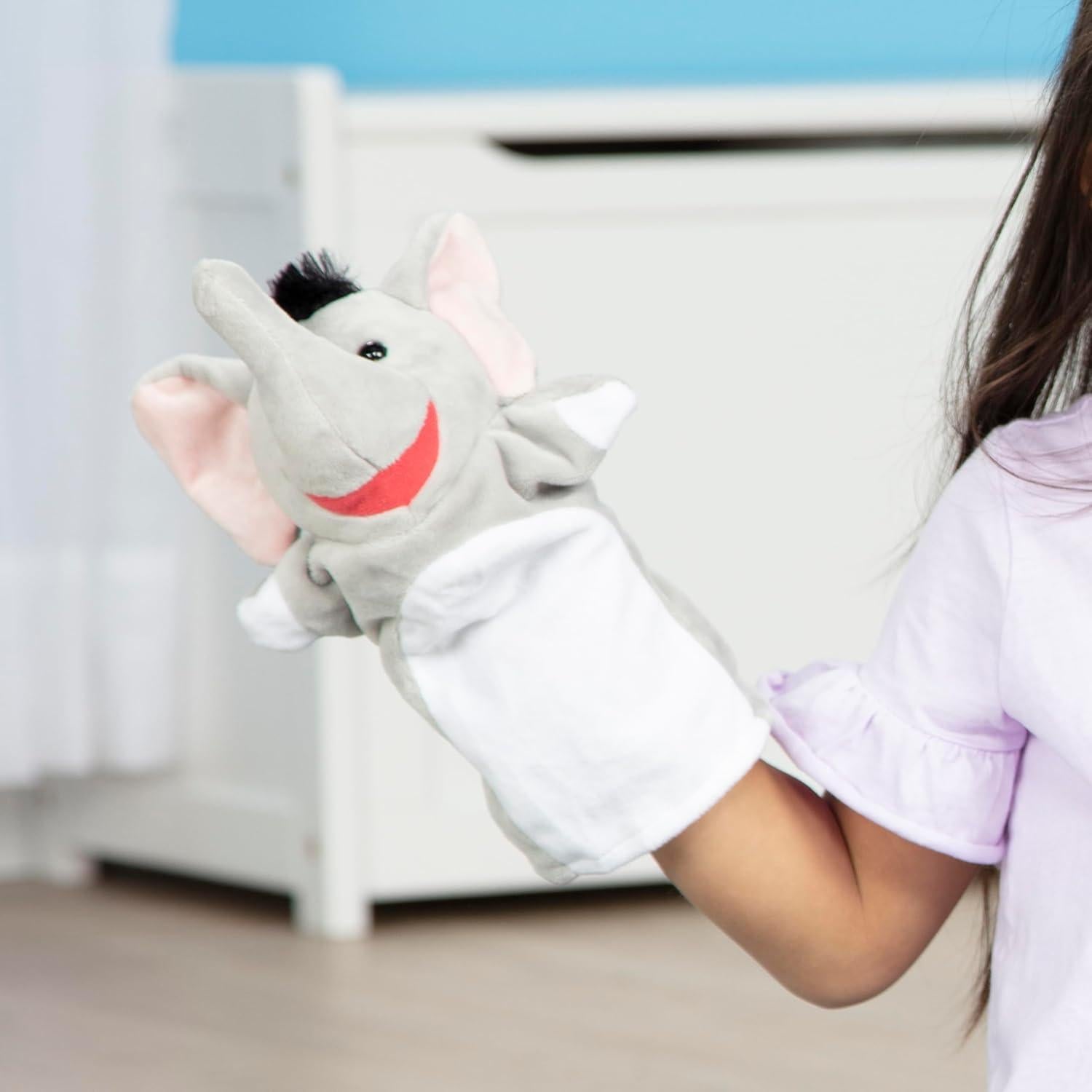 Títeres de Mano Safari Buddies Melissa & Doug Set de 6