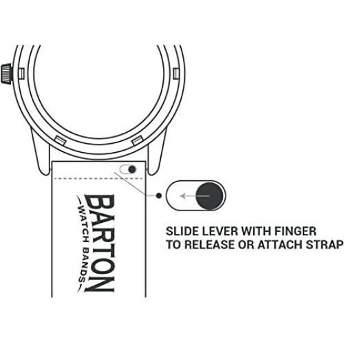 Correa de Silicona Barton Elite 18mm - Liberación Rápida