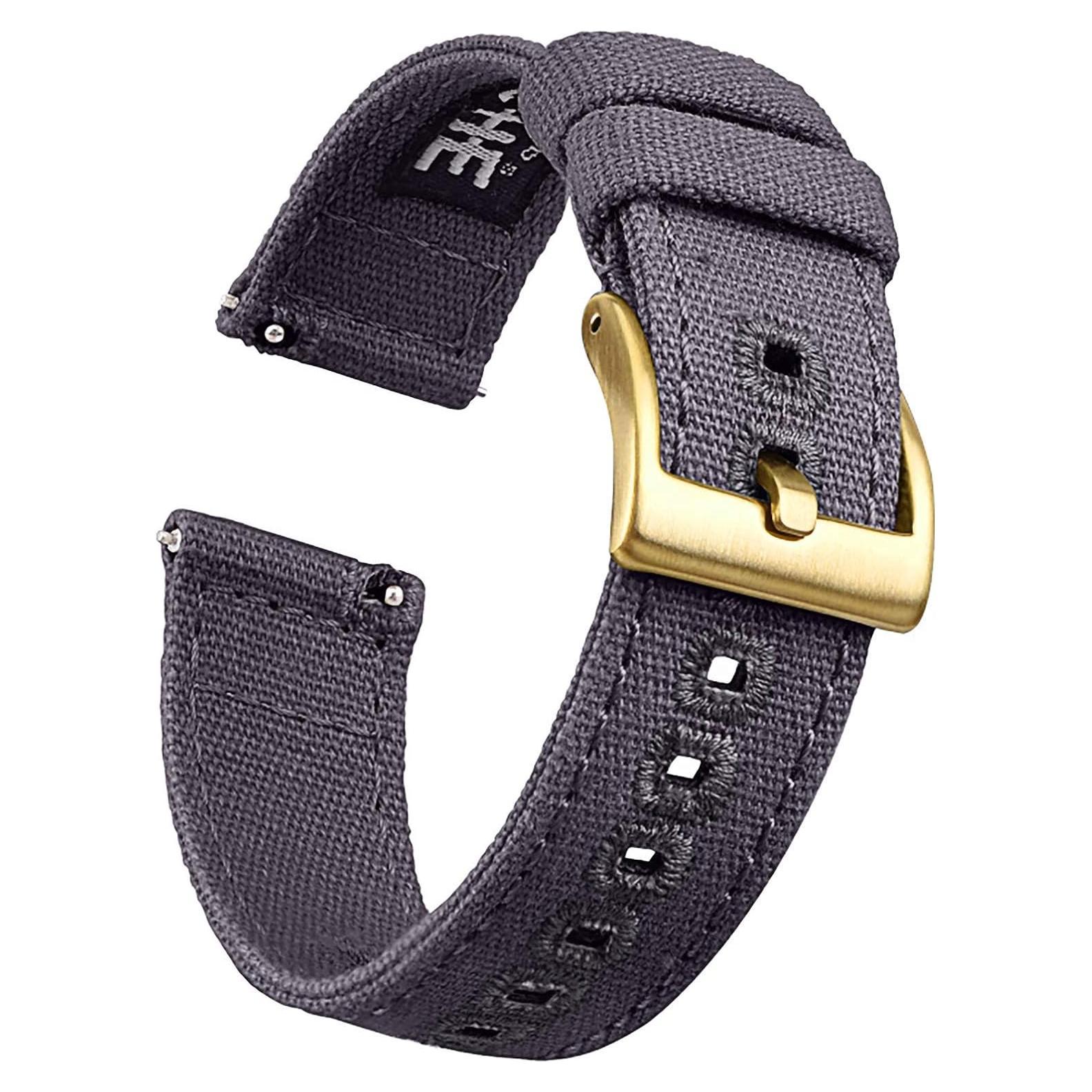 Correa de Reloj de Lona Ritche 18mm 20mm 22mm 24mm Rápida