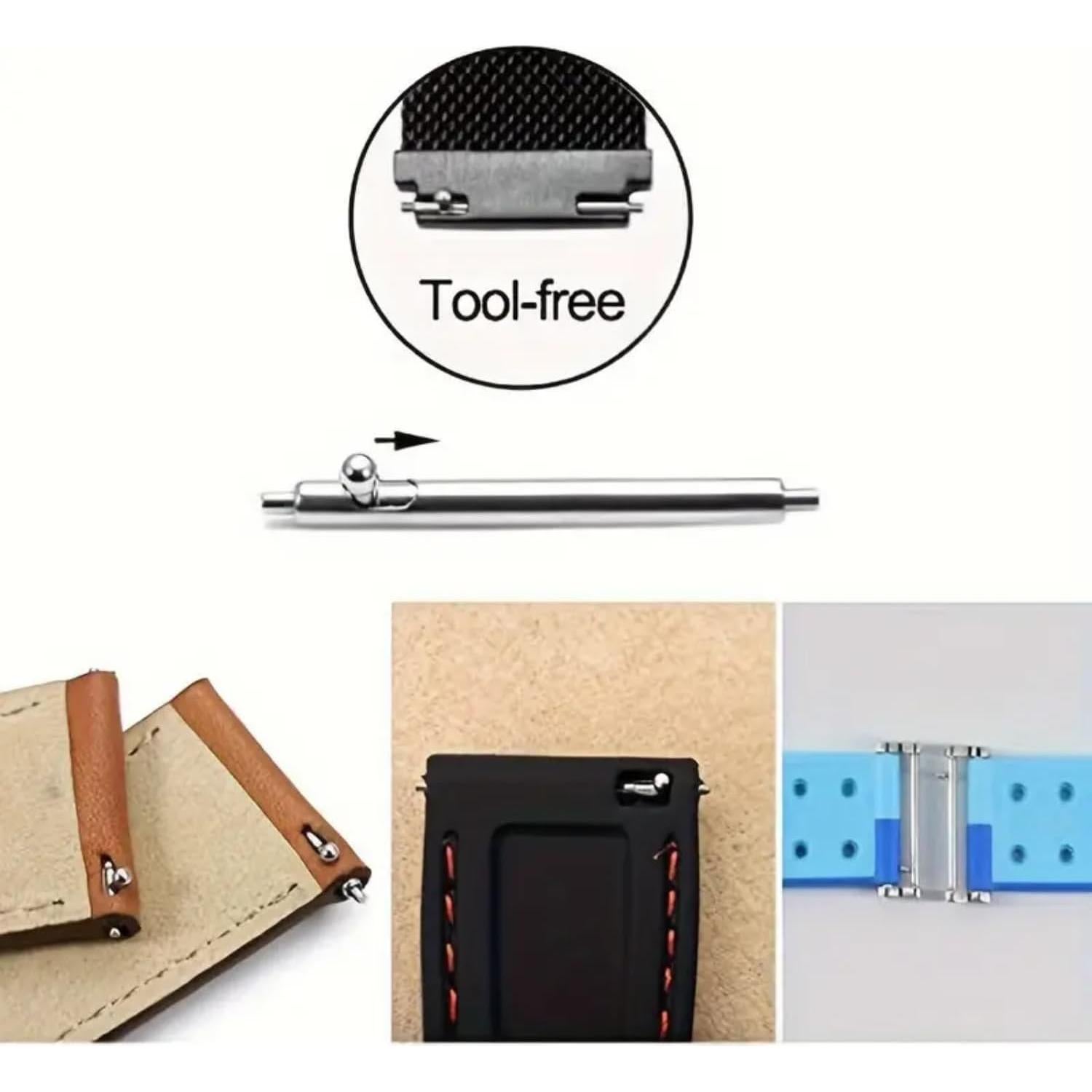 Pasadores de Resorte Rápida 20mm Olytop Acero Inoxidable 6PCS