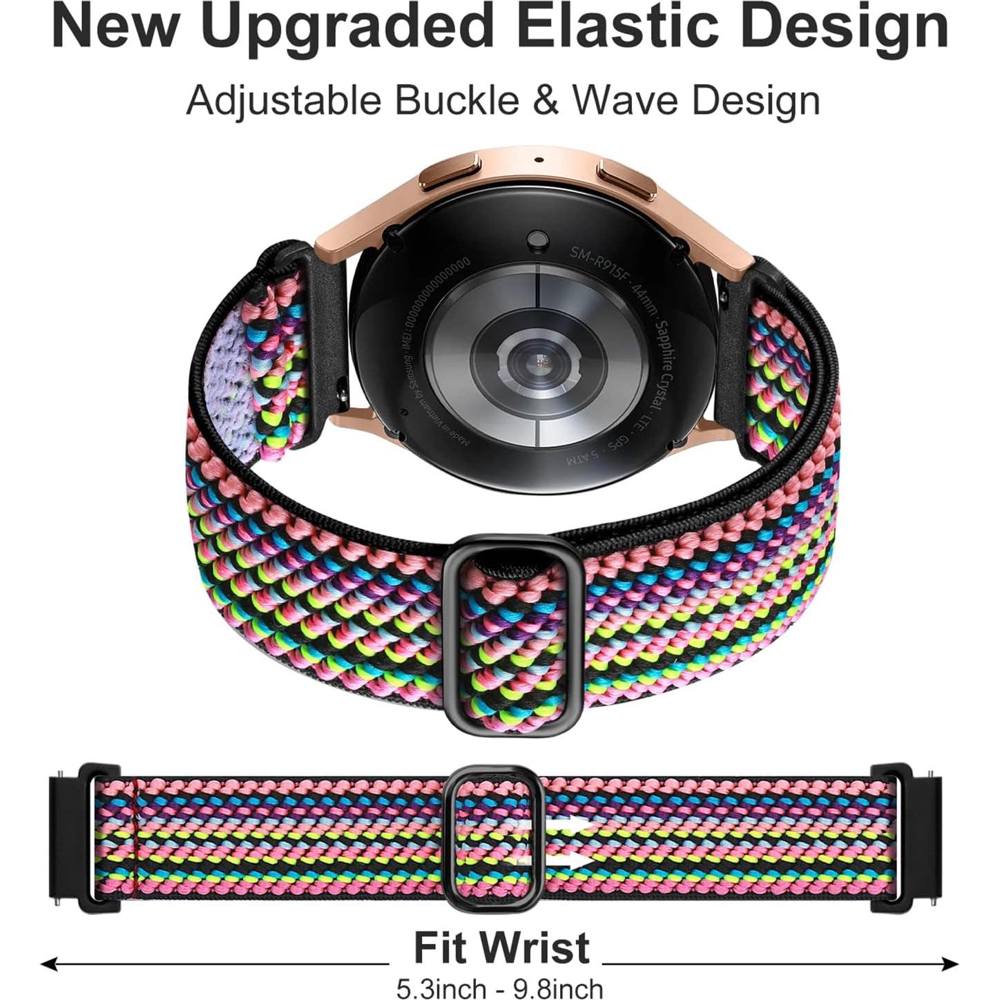 Bandas Elásticas Nylon Lerobo 20mm para Samsung Galaxy Watch