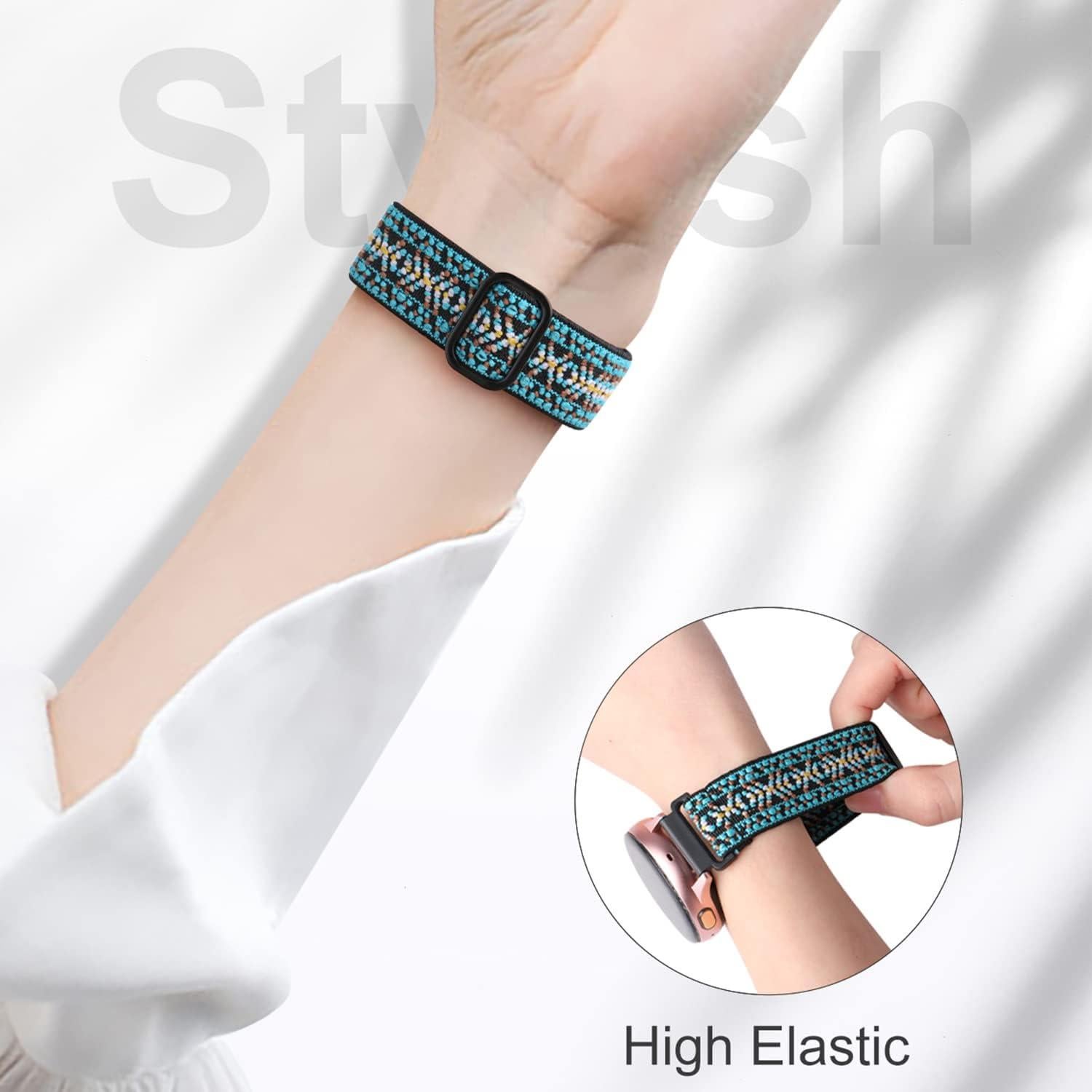 Bandas Elásticas Nylon Lerobo 20mm para Samsung Galaxy Watch