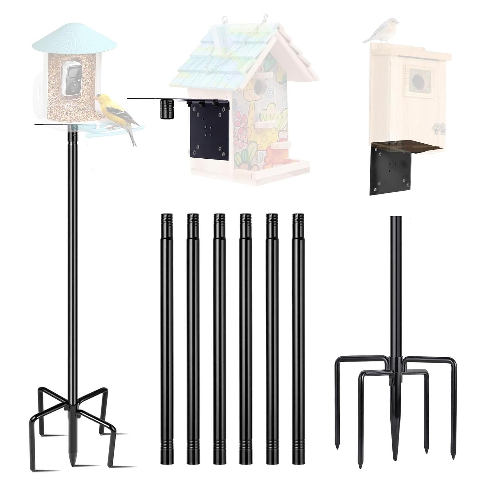 Poste para Comedero de Aves LOPANNY 276,86 cm Ajustable