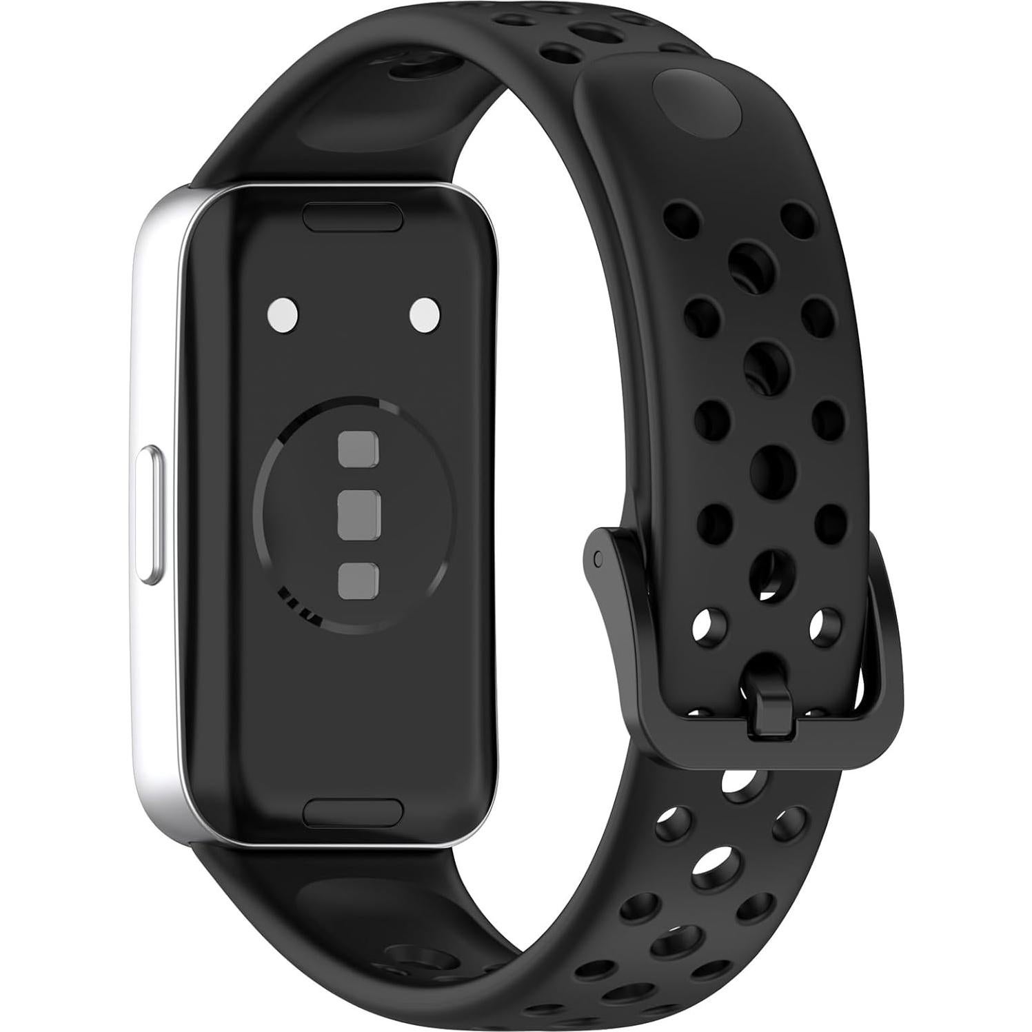 Correa de Silicona LOKEKE para Huawei Band 10/9/8 - Negro