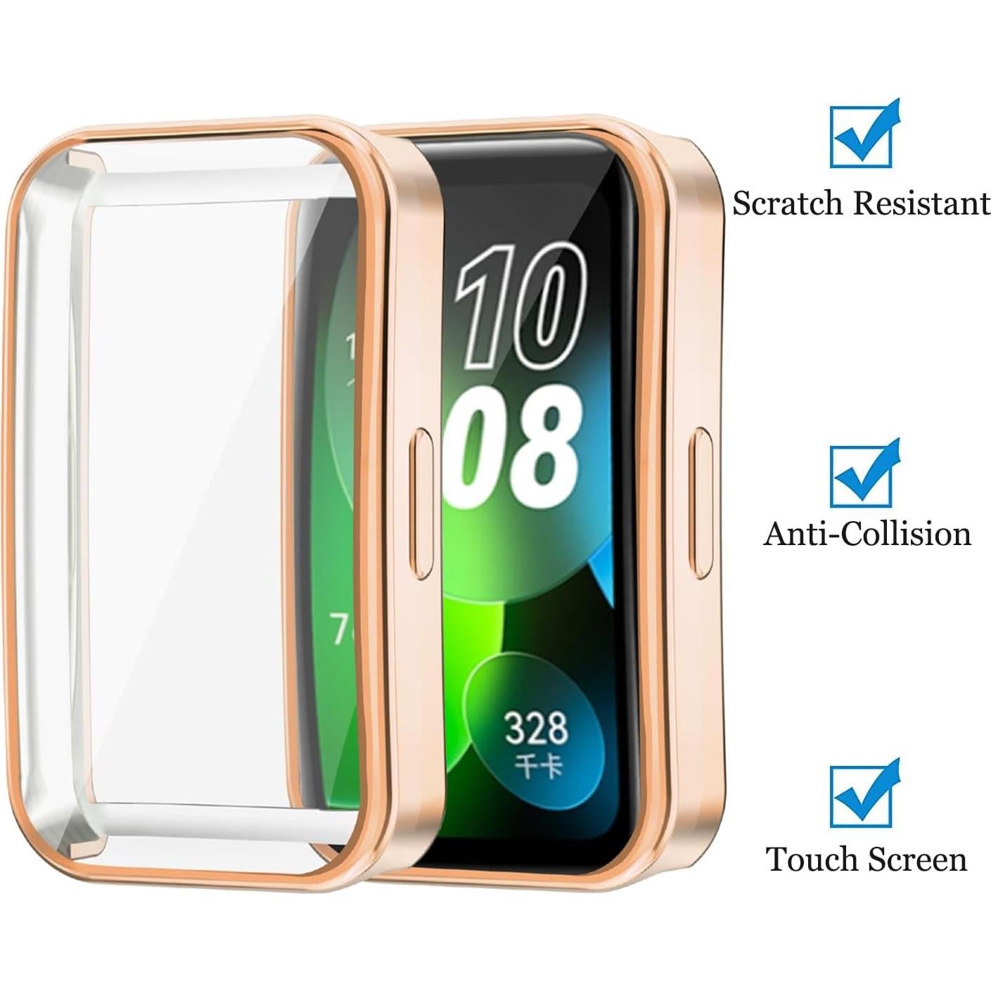Funda Protectora TPU para Huawei Band 8 - 2 Paquetes