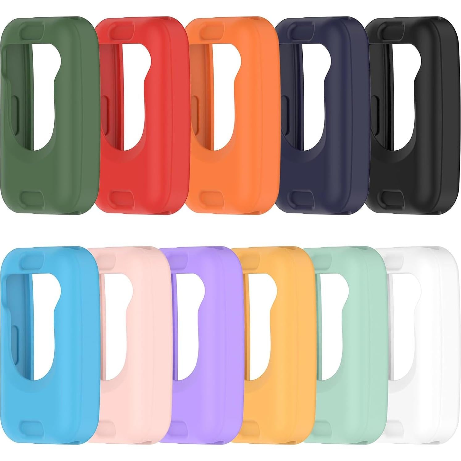 Funda Protectora Silicona MOTONG para Huawei Band 10/9/8 Negra