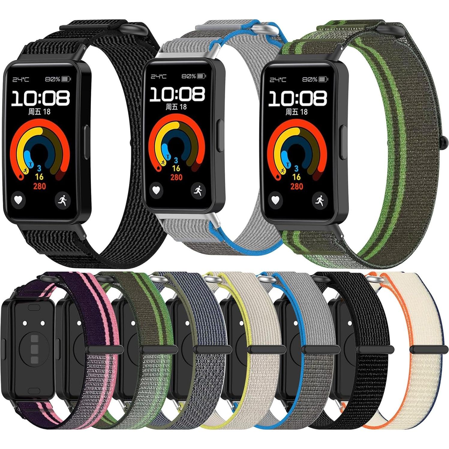 Correa de Repuesto LOKEKE para Huawei Band 10/9/8 Nylon