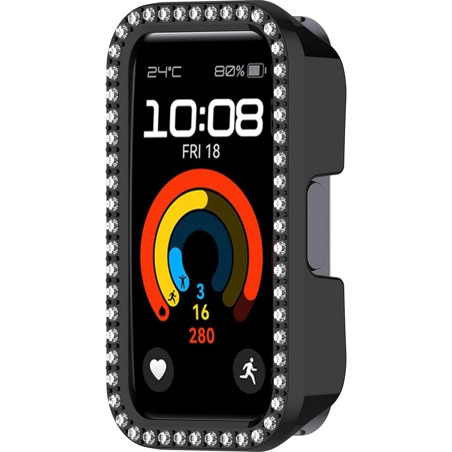 Funda Protectora AWADUO para Huawei Band 10/9/8 - Negro