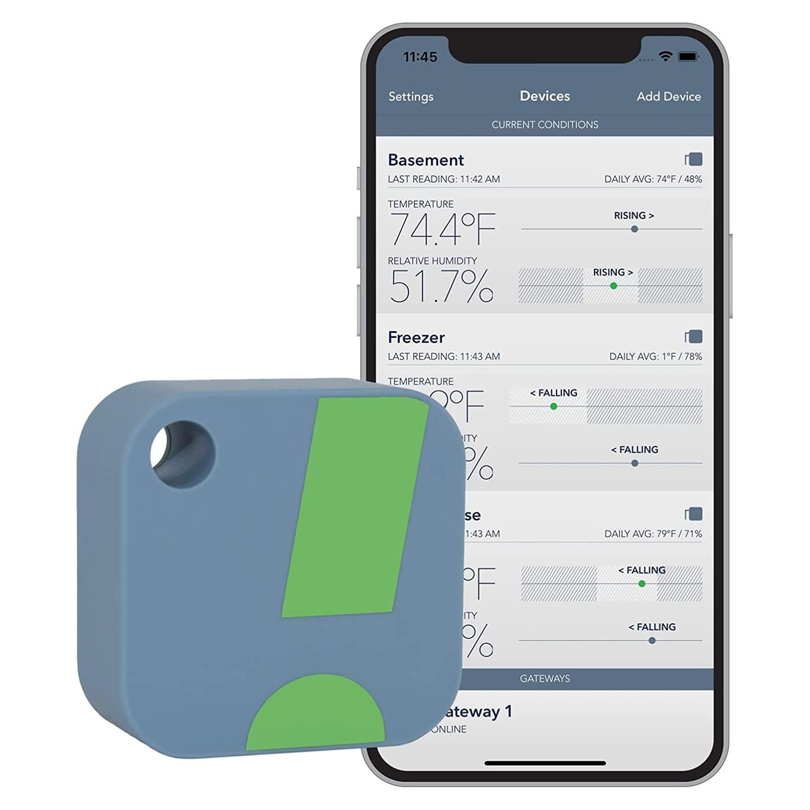 Sensor de Temperatura y Humedad SensorPush HT1 - Bluetooth