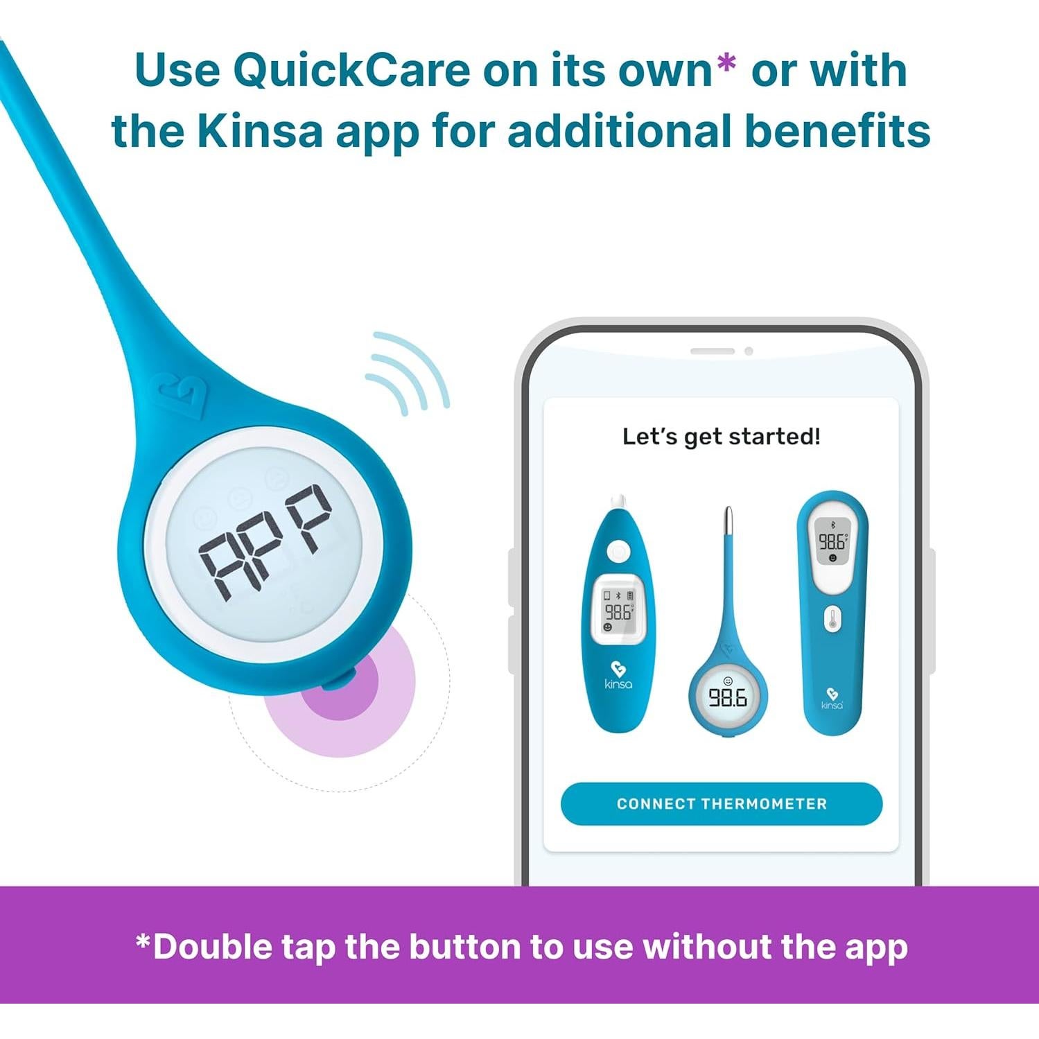 Termómetro Digital Kinsa QuickCare Aprobado por FDA