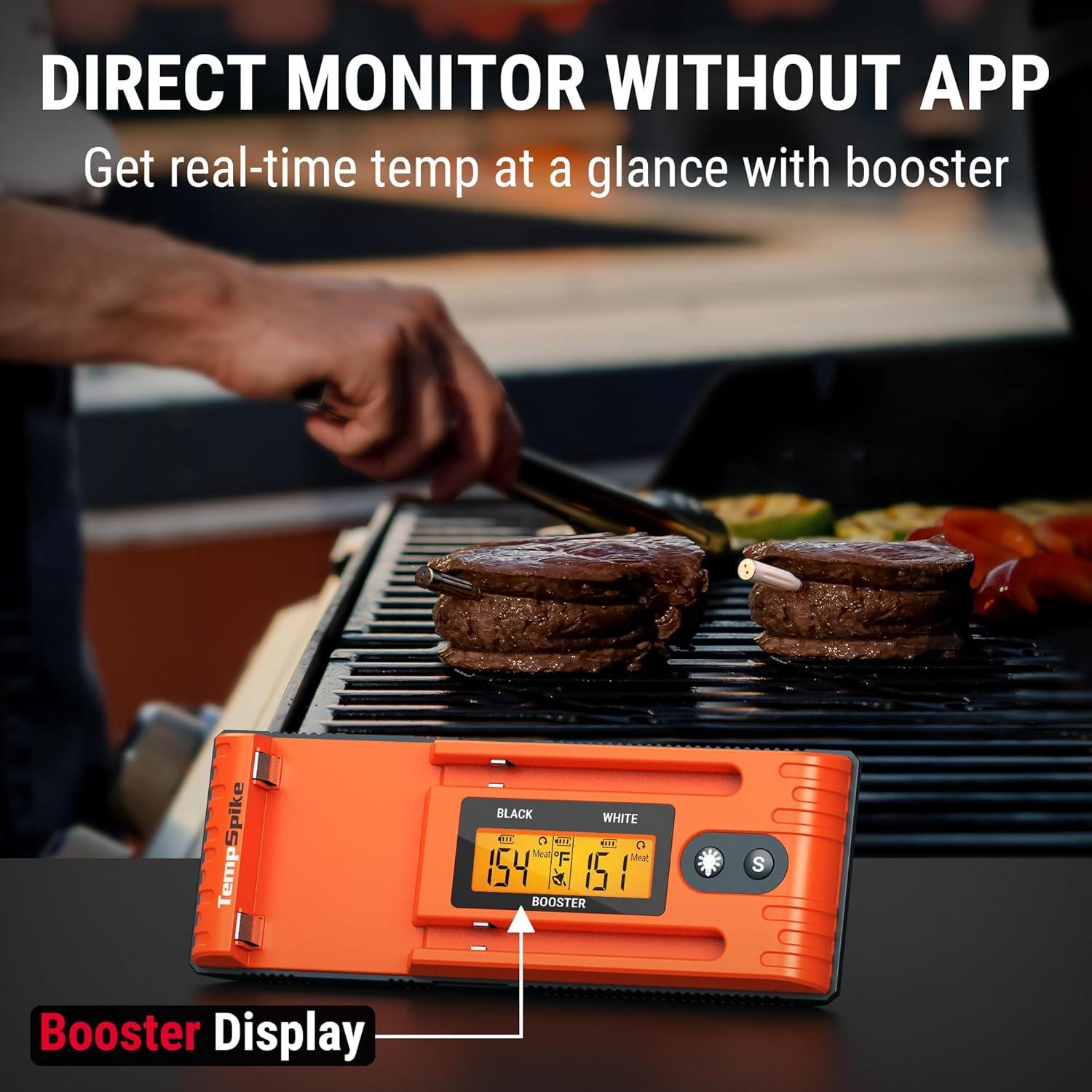 Termómetro de Carne Inalámbrico TempSpike Bluetooth 152m