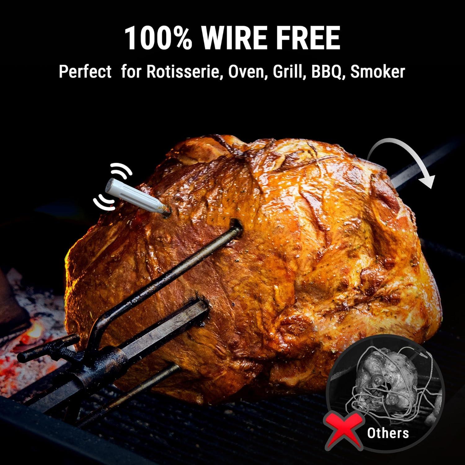 Termómetro de Carne Inalámbrico TempSpike Bluetooth 152m