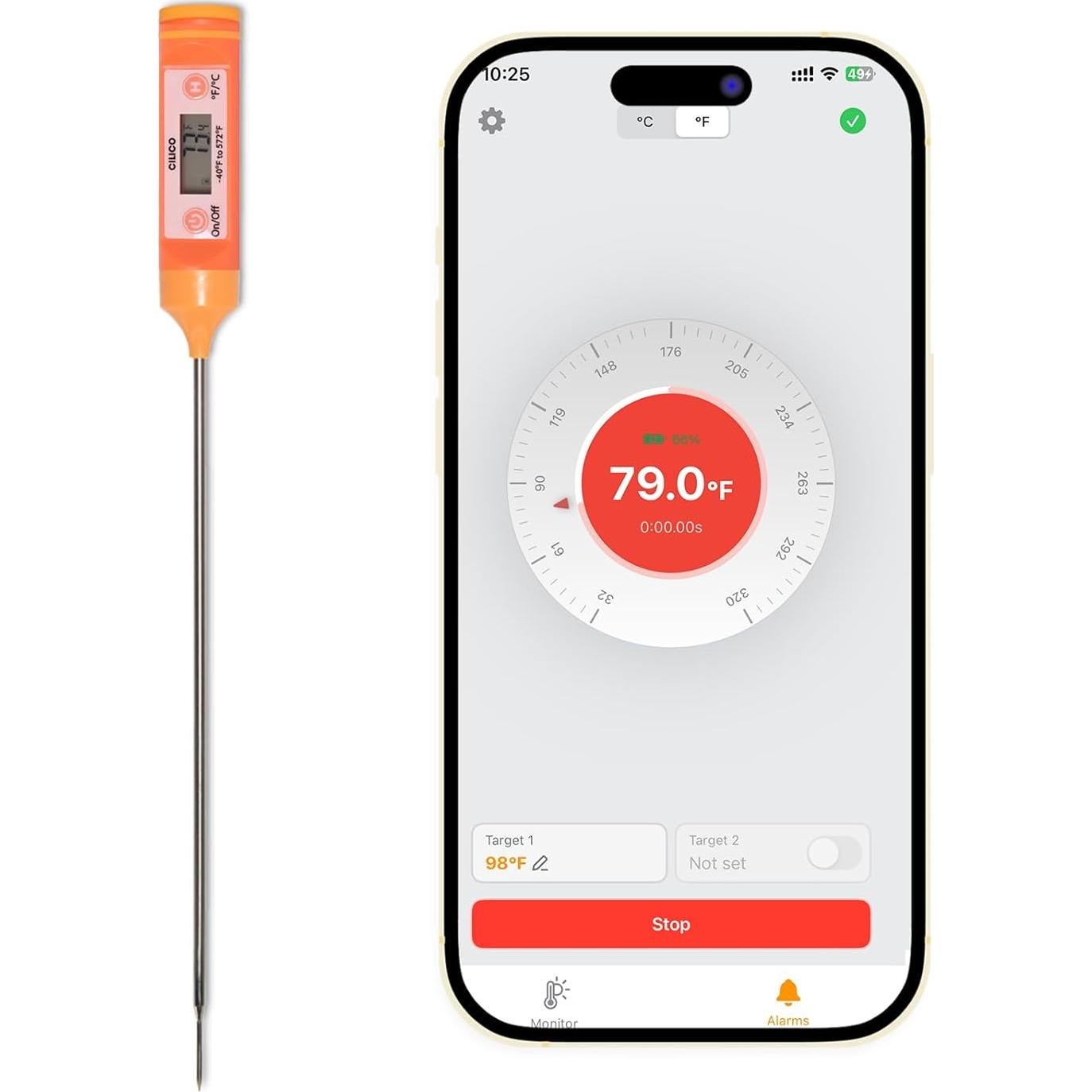 Termómetro Digital Bluetooth CILICO CT180-BT 20 Preajustes