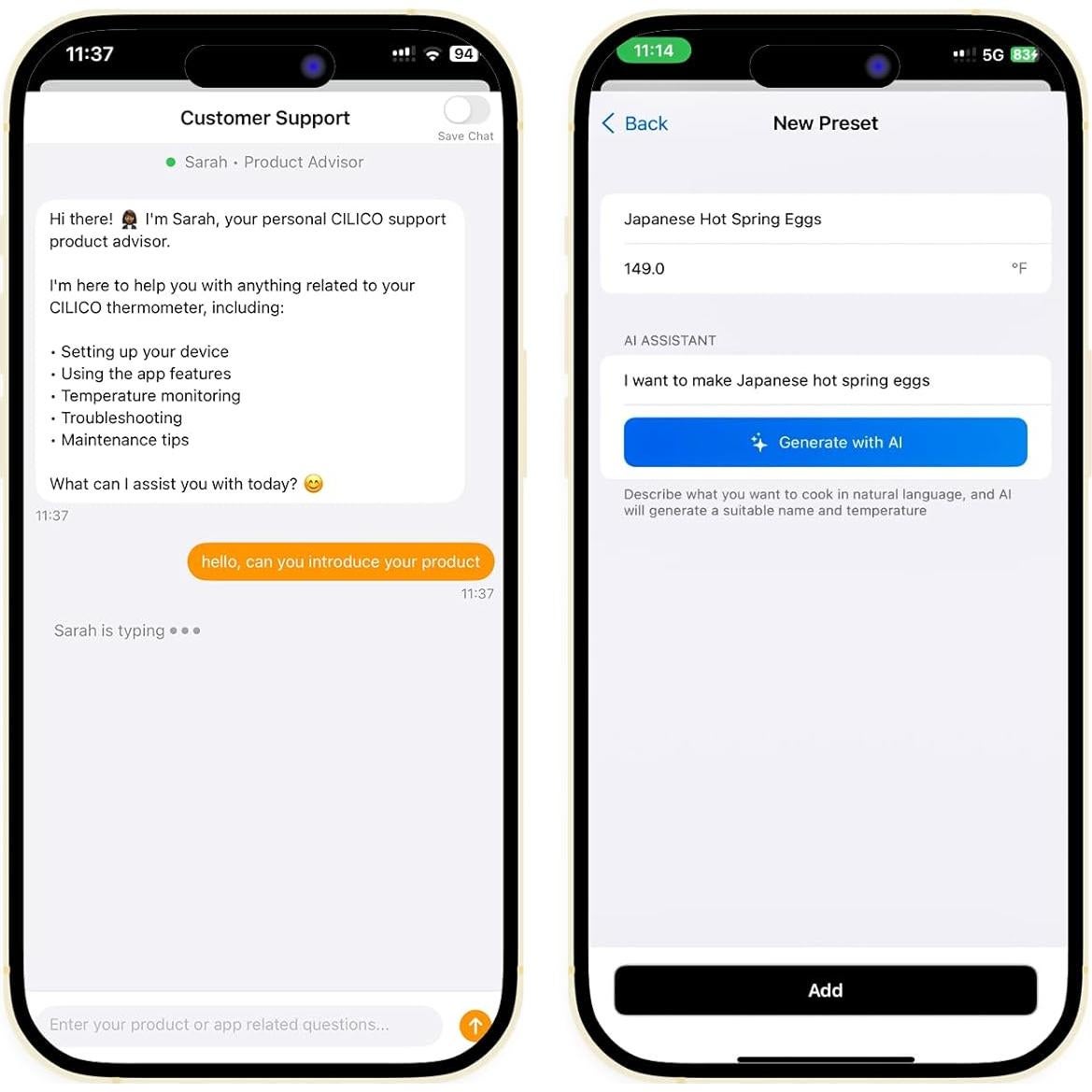 Termómetro Digital Bluetooth CILICO CT180-BT 20 Preajustes