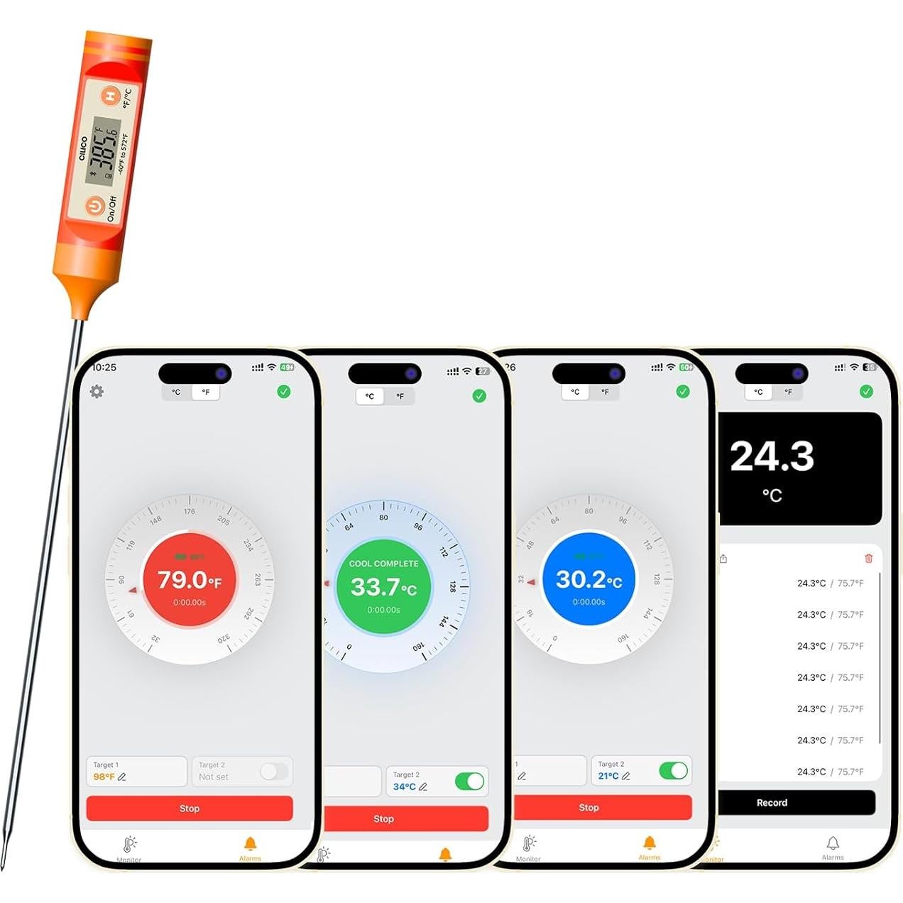Termómetro Digital Bluetooth CILICO CT180-BT 20 Preajustes