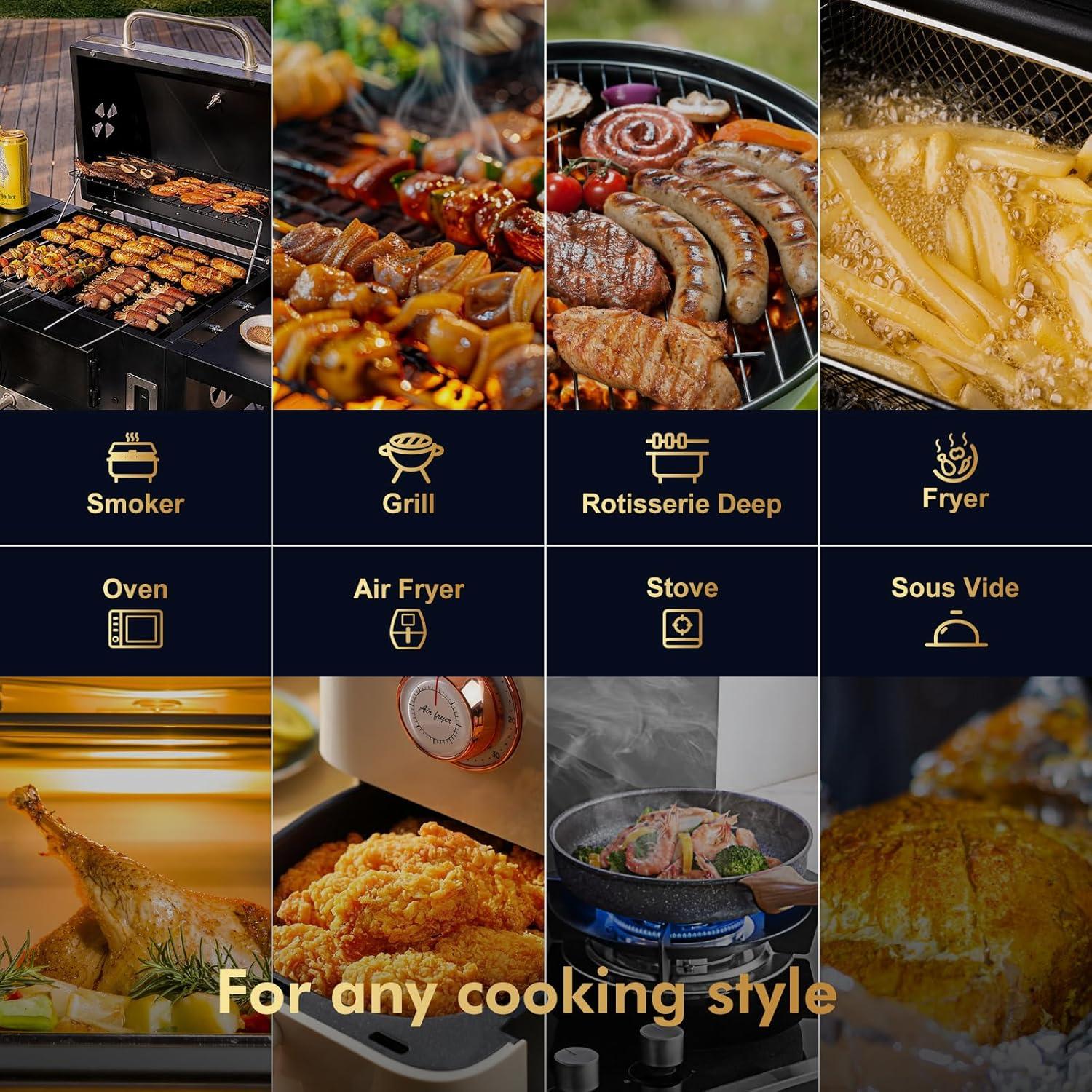 Termómetro de Carne Inalámbrico TempGrill BQ50 con Sonda 5mm