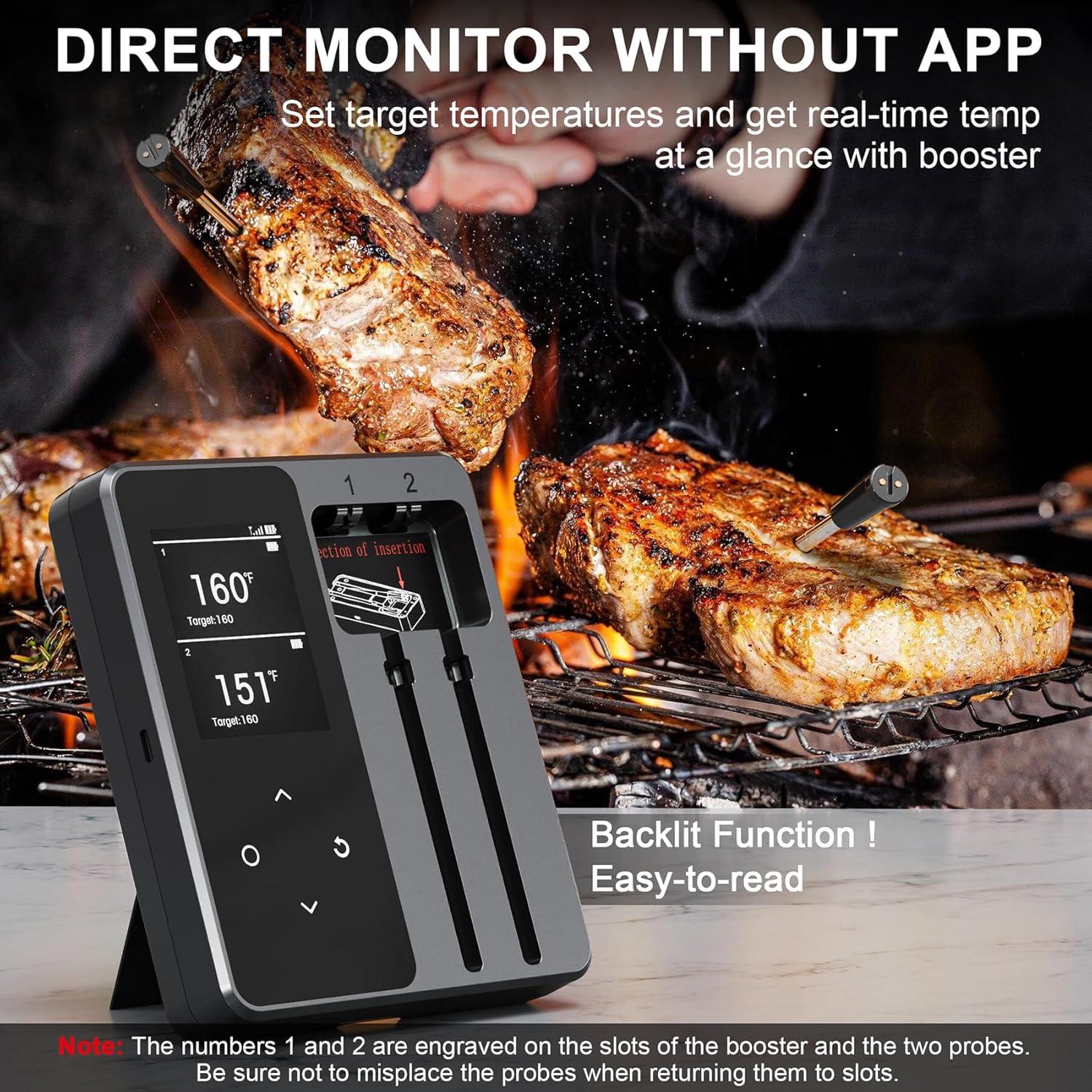 Termómetro de Carne Inalámbrico Bluetooth Finemold FM2205