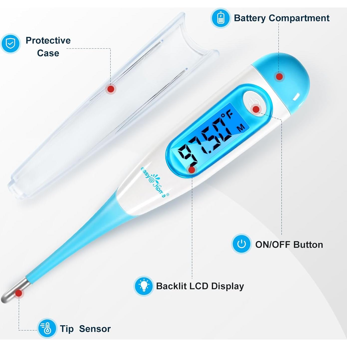 Termómetro Basal Digital Easy@Home EBT-100B Alta Precisión