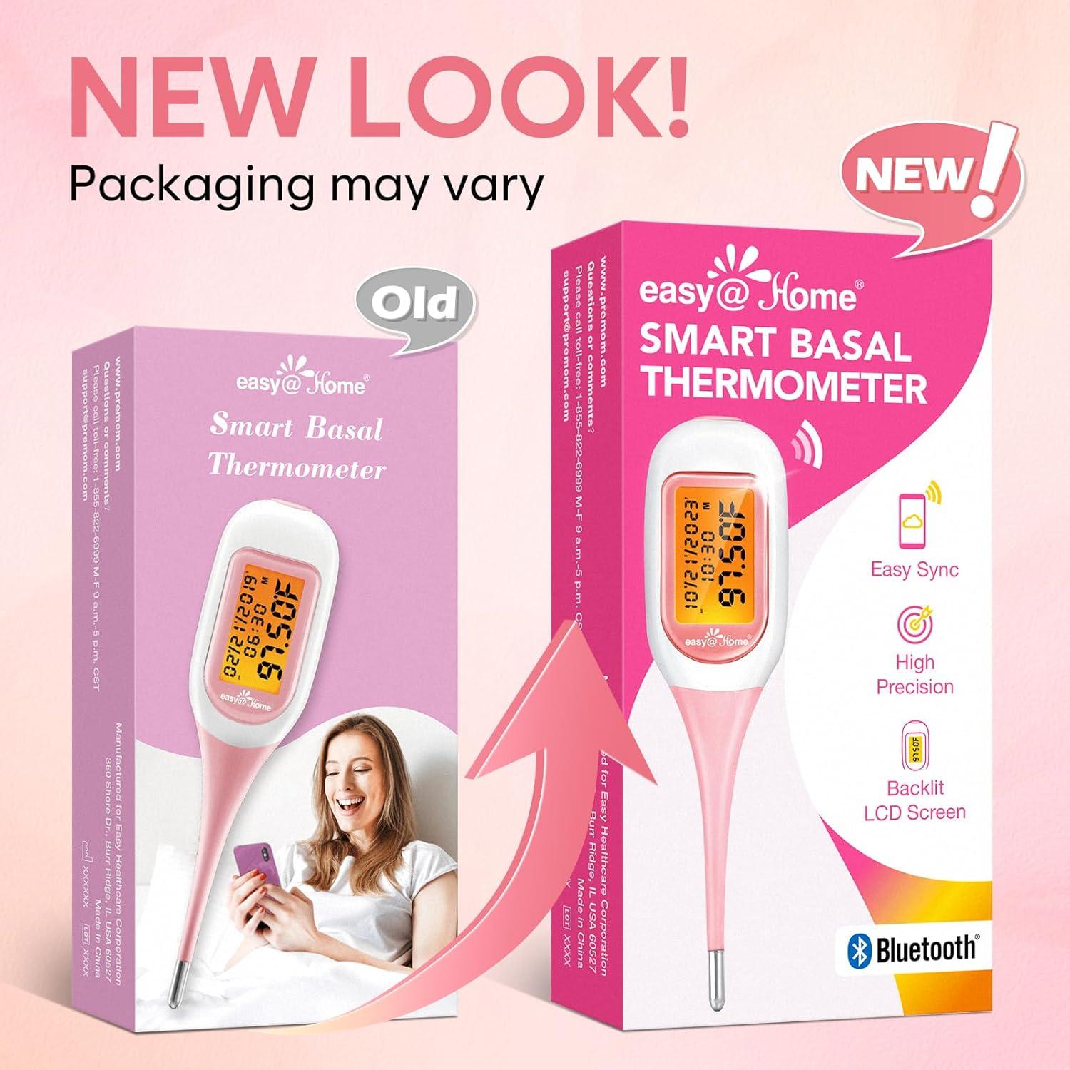 Termómetro Basal Inteligente Easy@Home EBT-300, Pantalla Grande