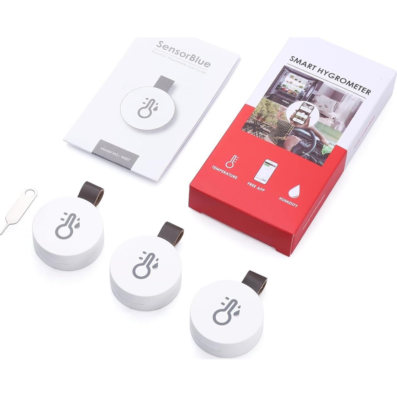 Termómetro Higrómetro Inalámbrico ORIA Bluetooth 3 PCS