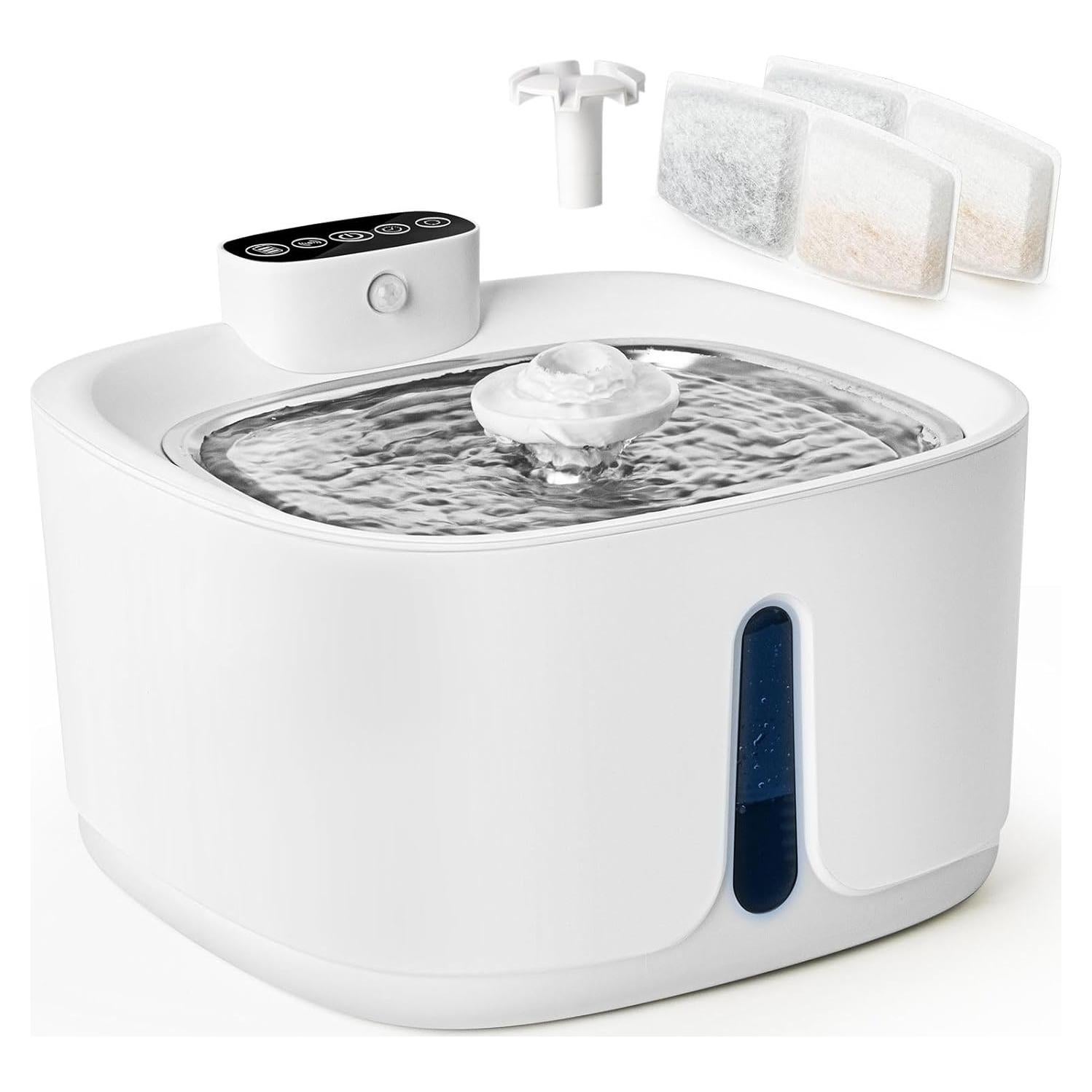 Fuente de Agua Inalámbrica ANTERLE 3.2L Silenciosa para Gatos