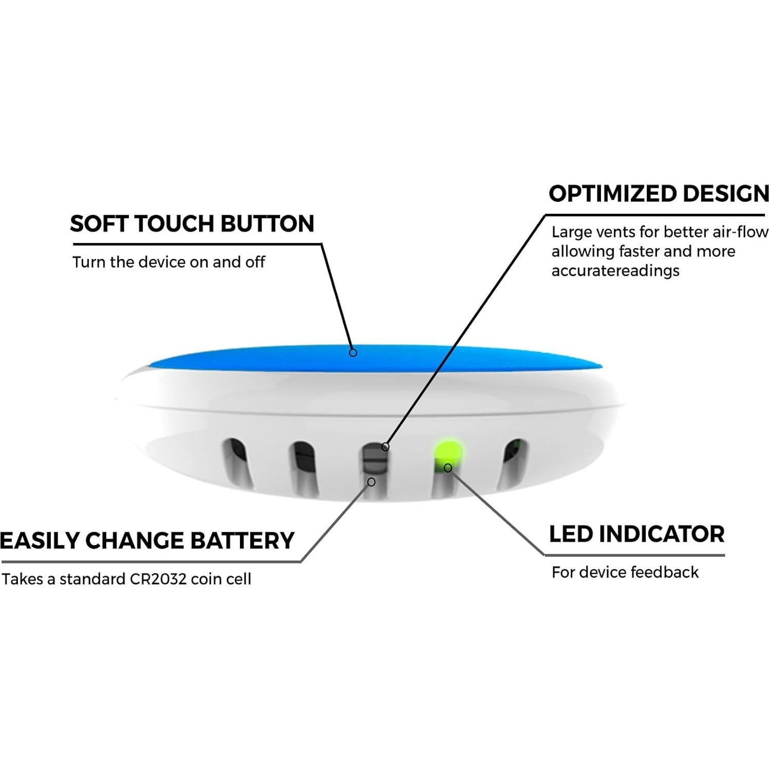 Termómetro Higrómetro Bluetooth Tempo Disc Mini 3 en 1