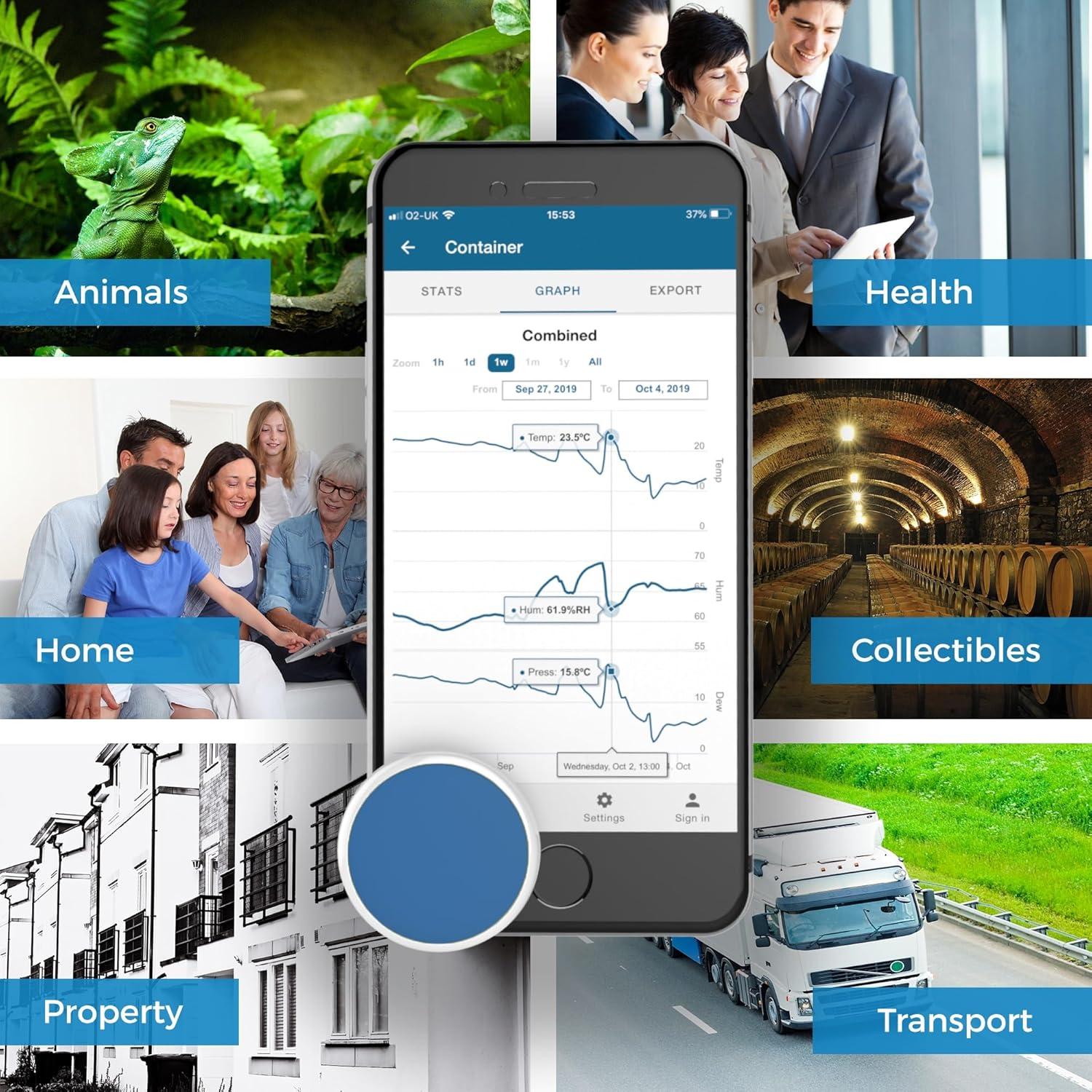 Termómetro Higrómetro Bluetooth Tempo Disc Mini 3 en 1