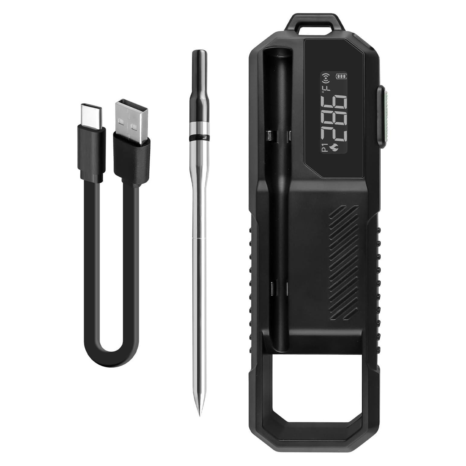 Termómetro de Carne Inalámbrico SekiFitment con Sonda 5.5mm